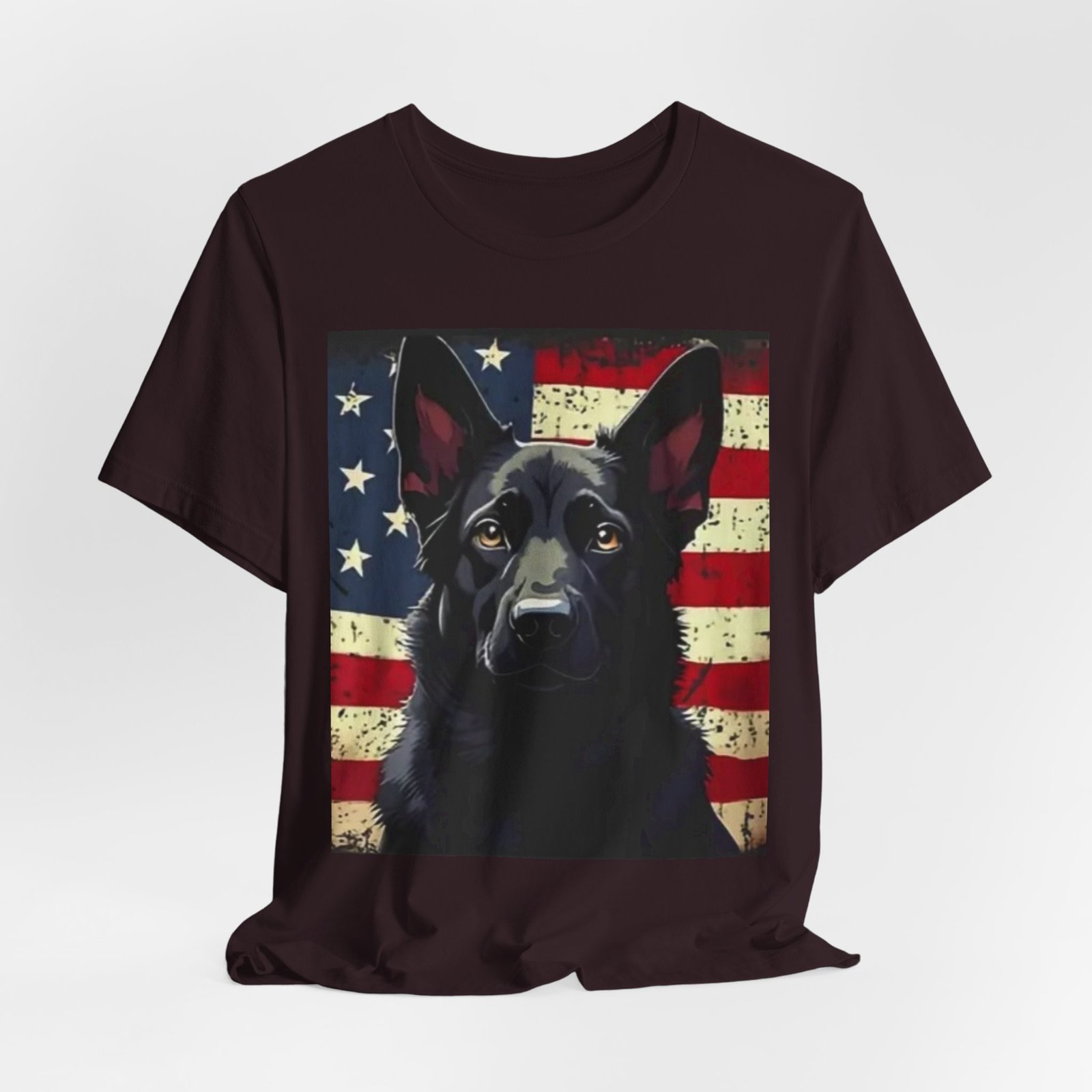 American Flag German Shepherd T-Shirt — Patriotic K9 Dog Tee - Image 34