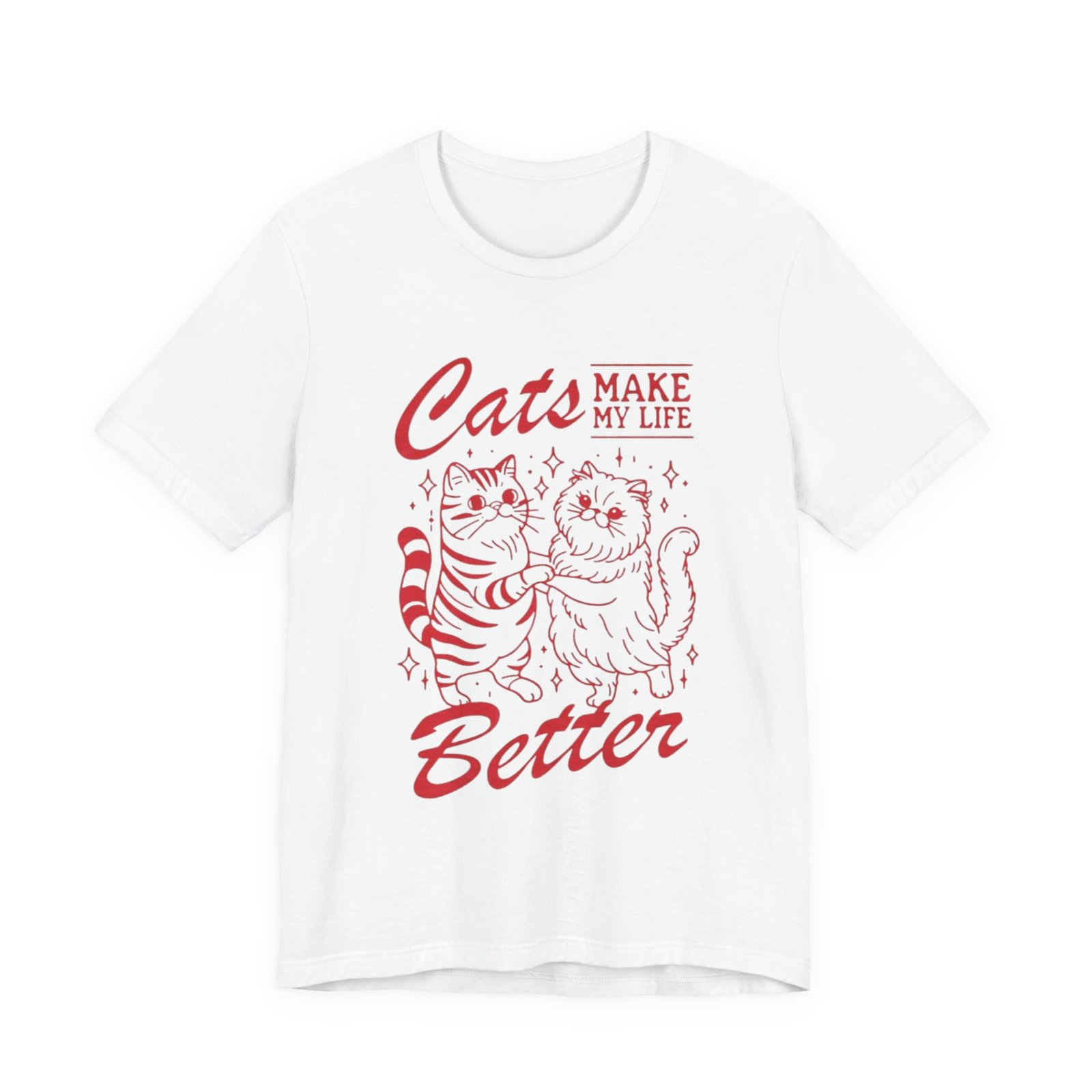 Cat Lovers Unisex Tee, Cute Cat Shirt, Pet Lover Gift, Funny Cat T-Shirt, Personalized Animal Apparel - Image 5