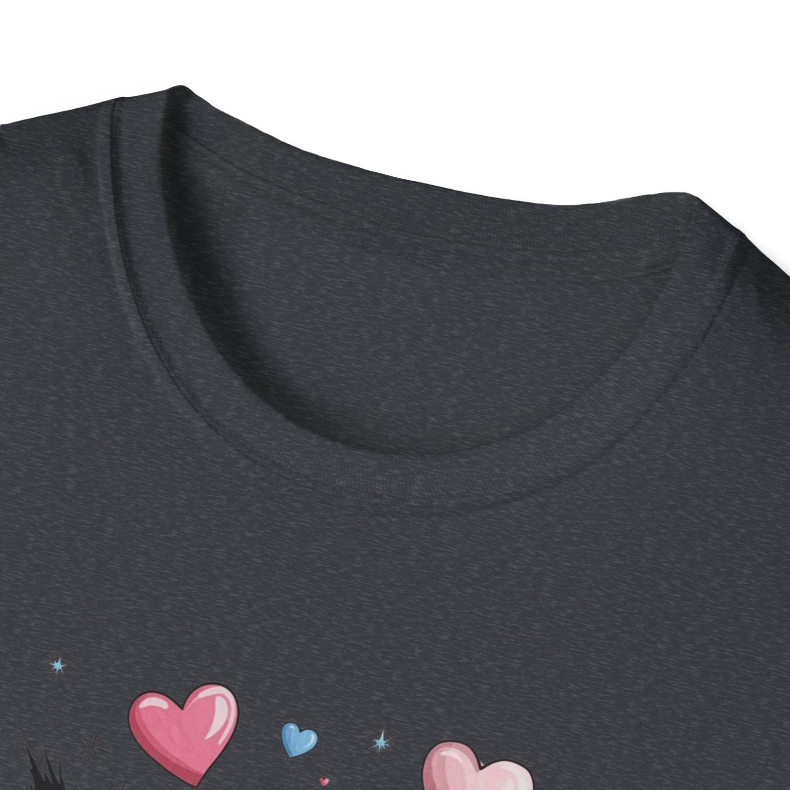 Cute Cat Love Unisex T-Shirt, Valentine's Day Tee, Cat Lover Gift, Animal Graphic Shirt - Image 23