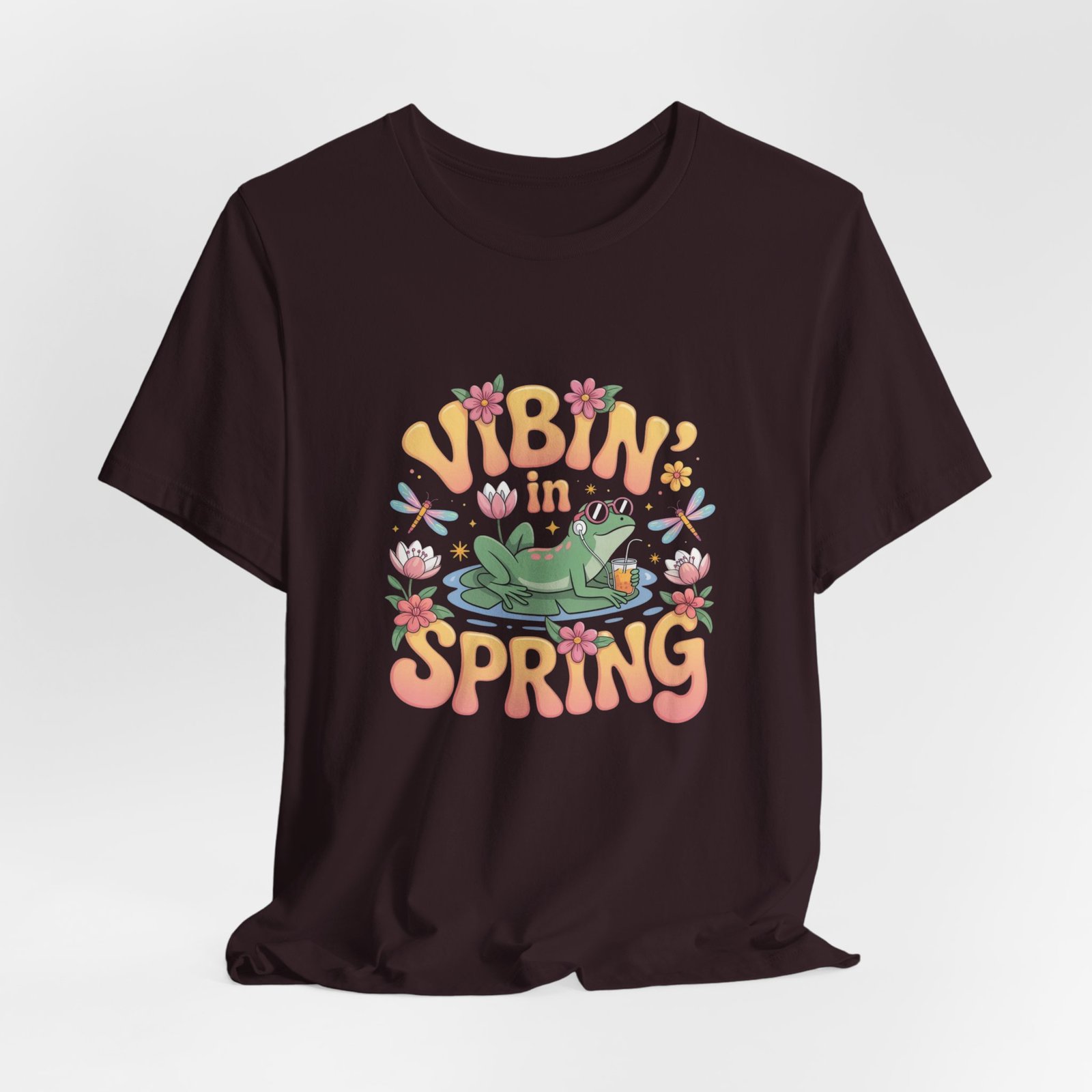 Spring Vibes Unisex Tee, Cottagecore Frog Shirt, Nature Lover T-Shirt, Botanical Garden Top, Greenery Apparel - Image 28