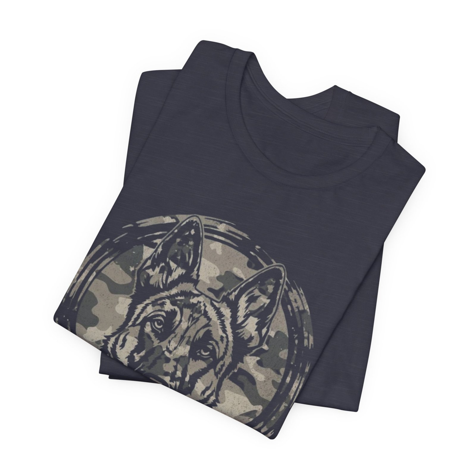 Belgian Malinios Graphic Tee – Camo Circle German Shepherd T‑Shirt - Image 23