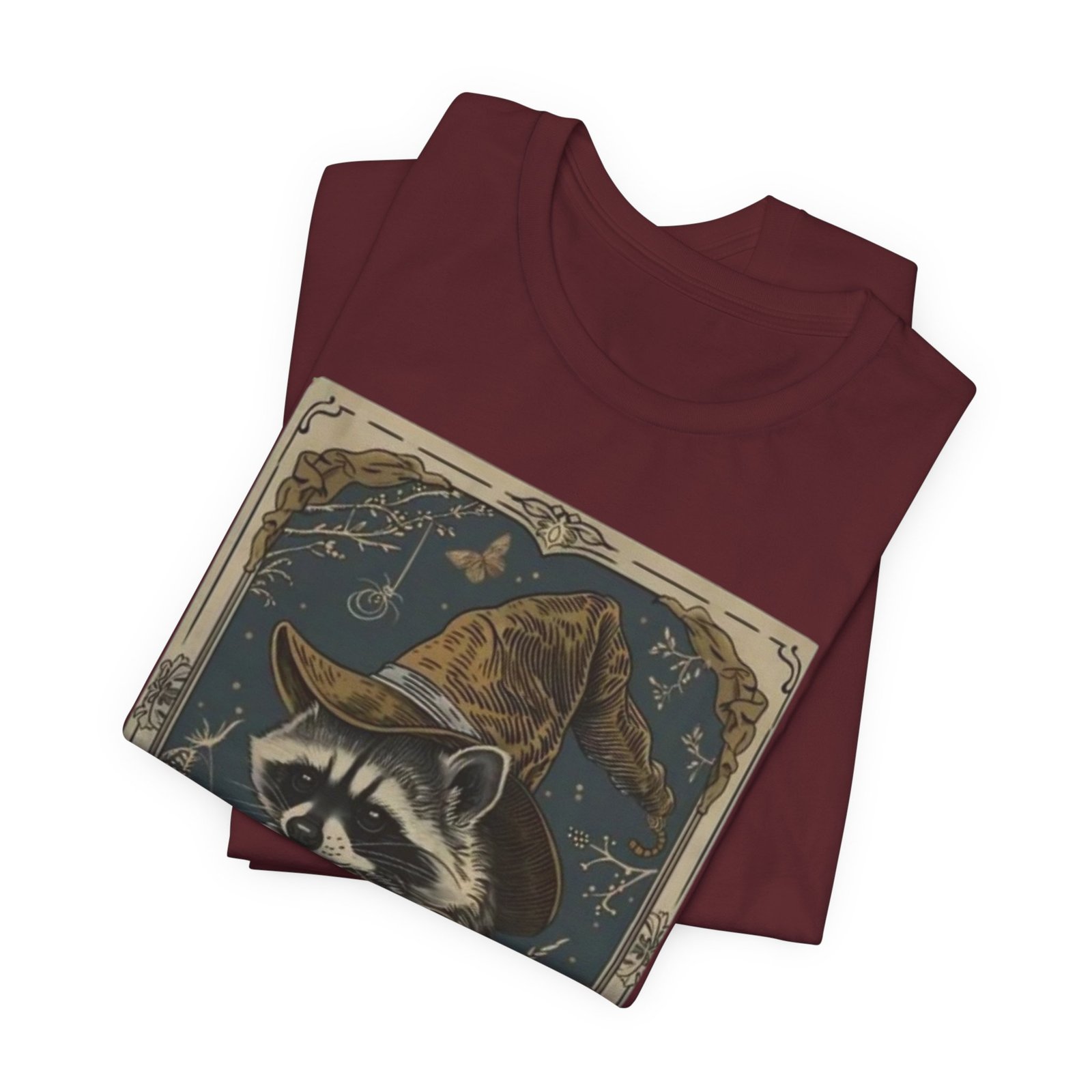 Magician Raccoon Illustration T-Shirt | Tarot Style Mystic Animal Tee - Image 27