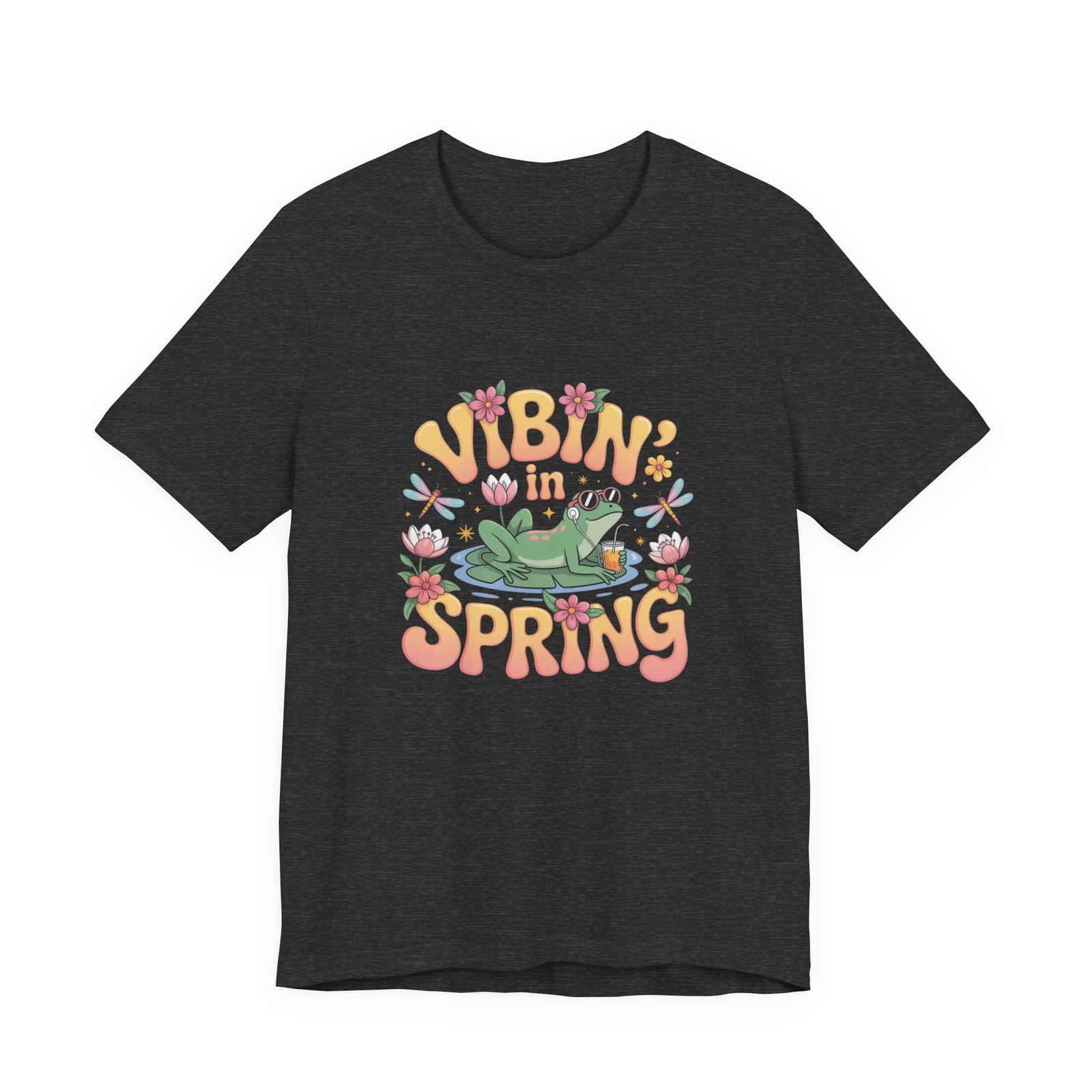 Spring Vibes Unisex Tee, Cottagecore Frog Shirt, Nature Lover T-Shirt, Botanical Garden Top, Greenery Apparel - Image 17
