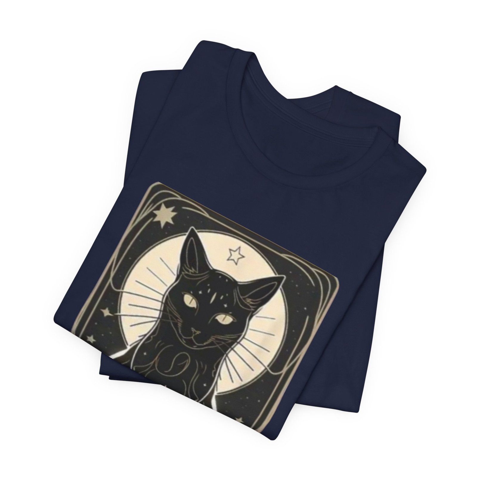Tarot Black Cat The Star T-Shirt | Mystical Occult Illustration - Image 23