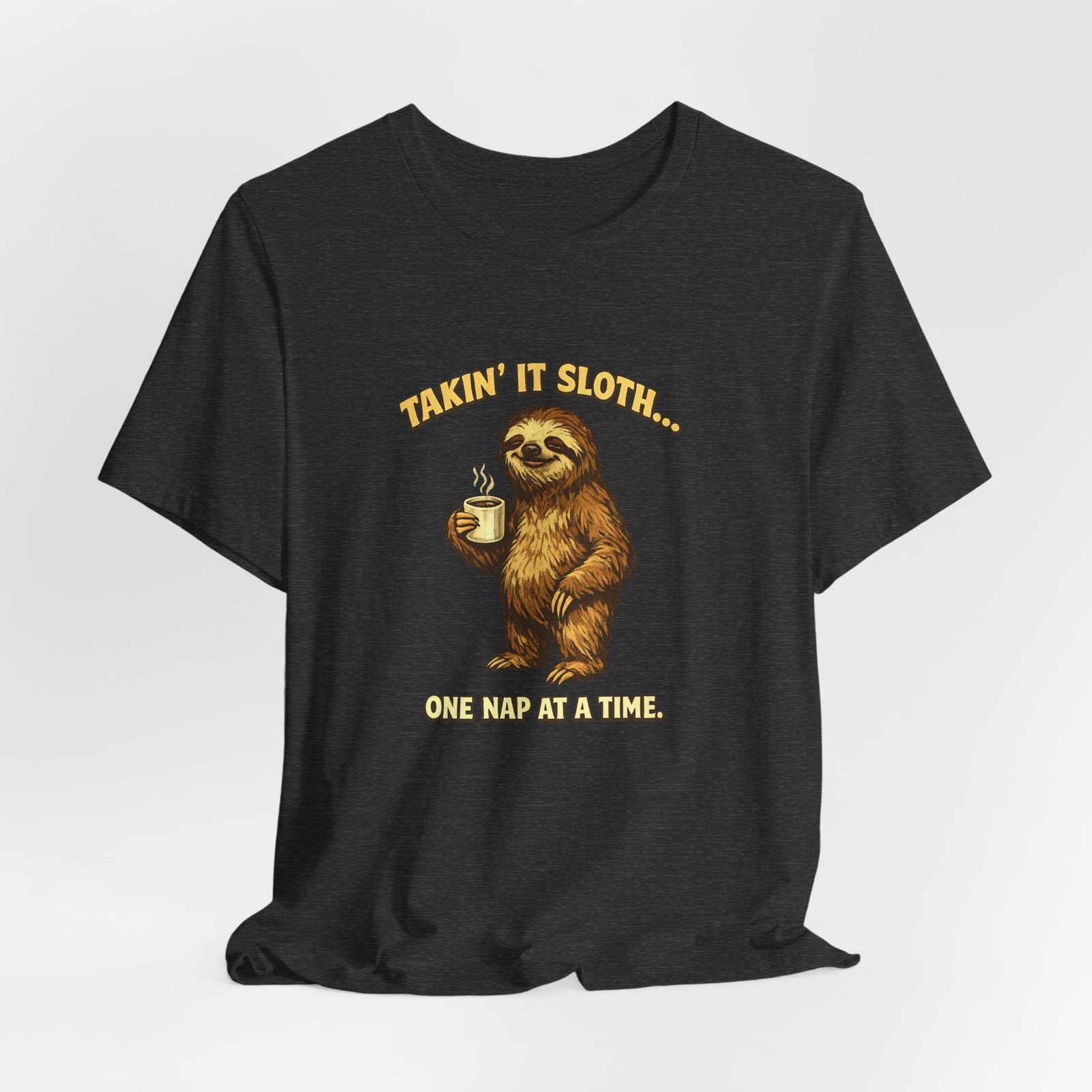 Taking It Sloth One Nap at a Time T-Shirt | Funny Sloth Tee - Image 28