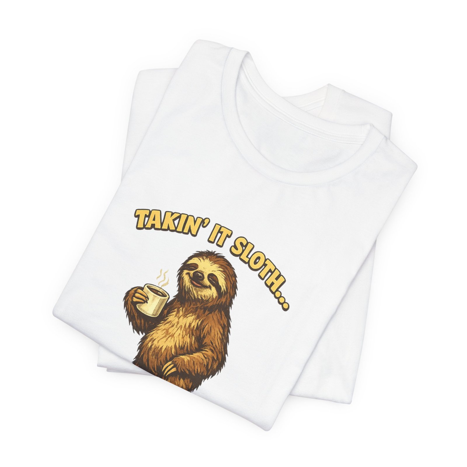 Taking It Sloth One Nap at a Time T-Shirt | Funny Sloth Tee - Image 7