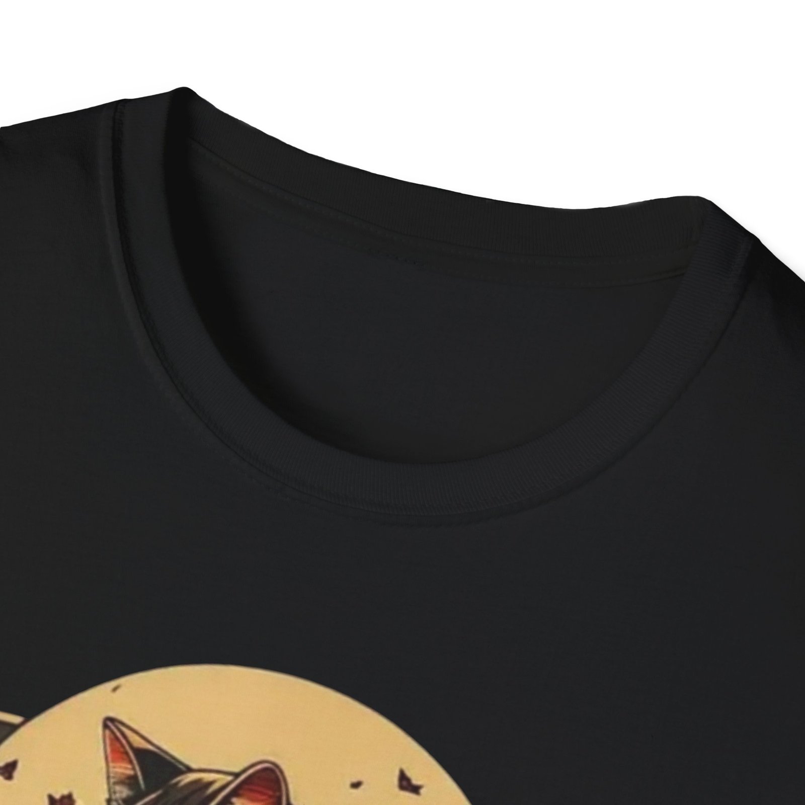 Samurai Cat Illustration T-Shirt | Japanese Kimono Cat Graphic Tee - Image 3