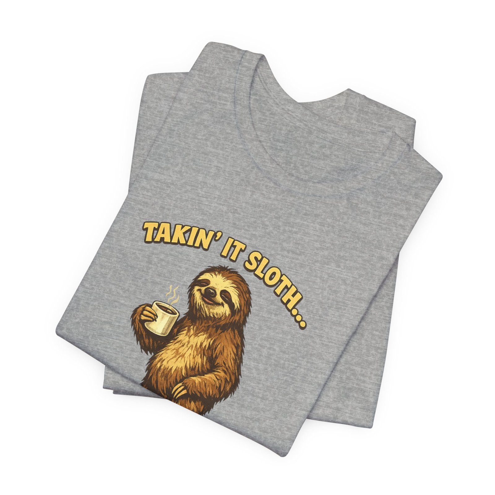 Taking It Sloth One Nap at a Time T-Shirt | Funny Sloth Tee - Image 19
