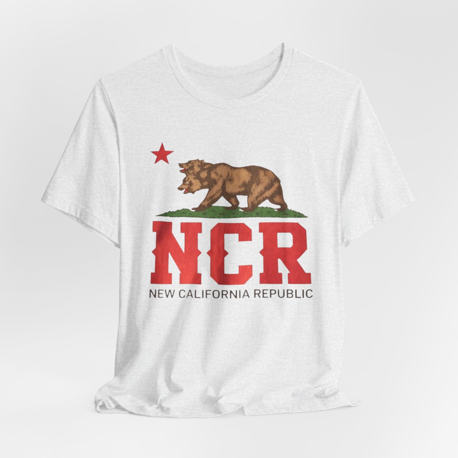 New California Republic Bear Tee — NCR Vintage State Flag T-Shirt