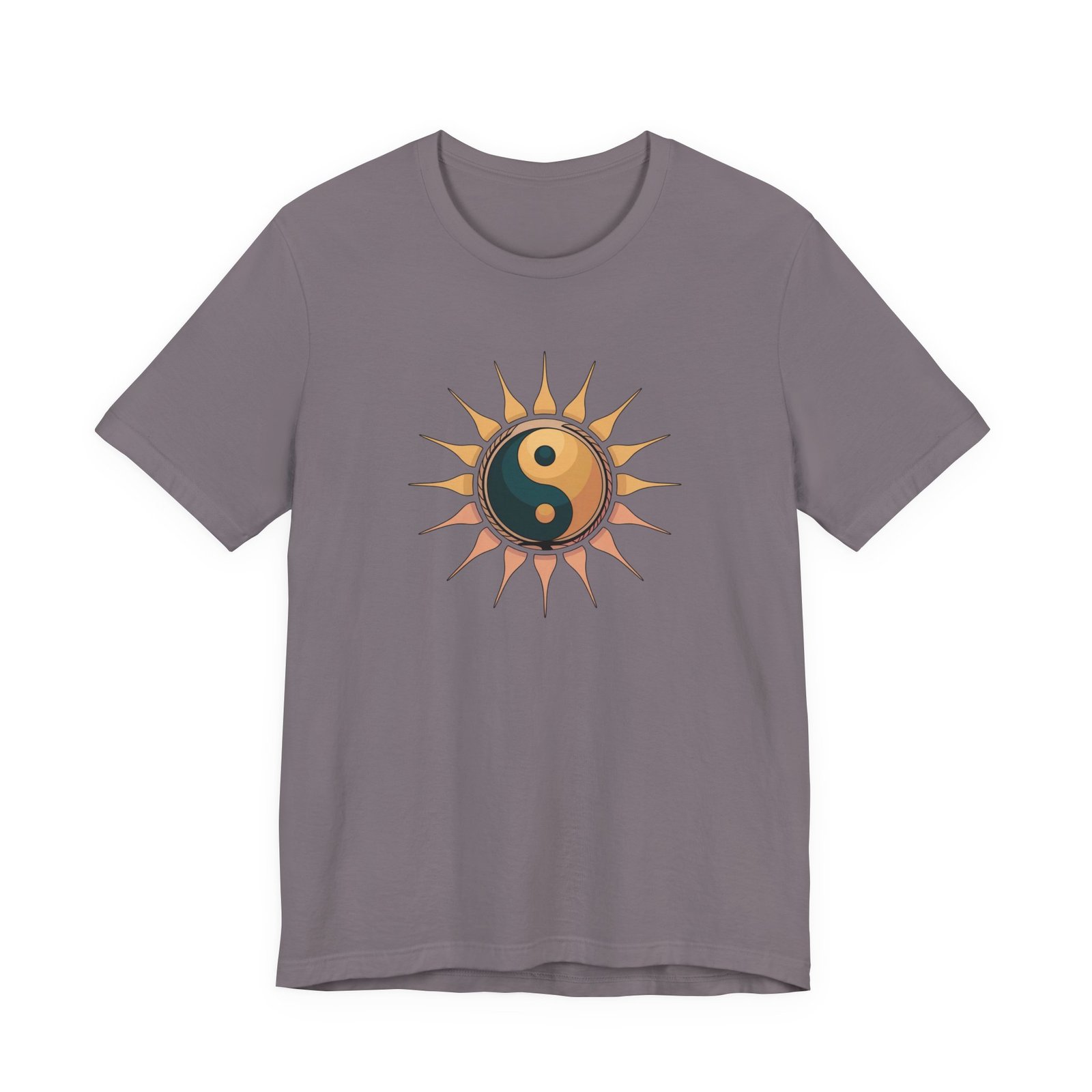 Sun and Moon Yin Yang Tee, Spiritual T-Shirt, Bohemian Style Shirt, Gift for Her, Summer Fashion - Image 25