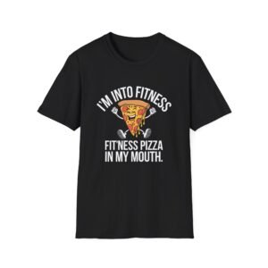 Pizza tshirt, Funny Pizza T-Shirt, Foodie Tee, Pizza Lover Shirt, Unisex Softstyle Top, Novelty Graphic Tee, Food Lover Gift