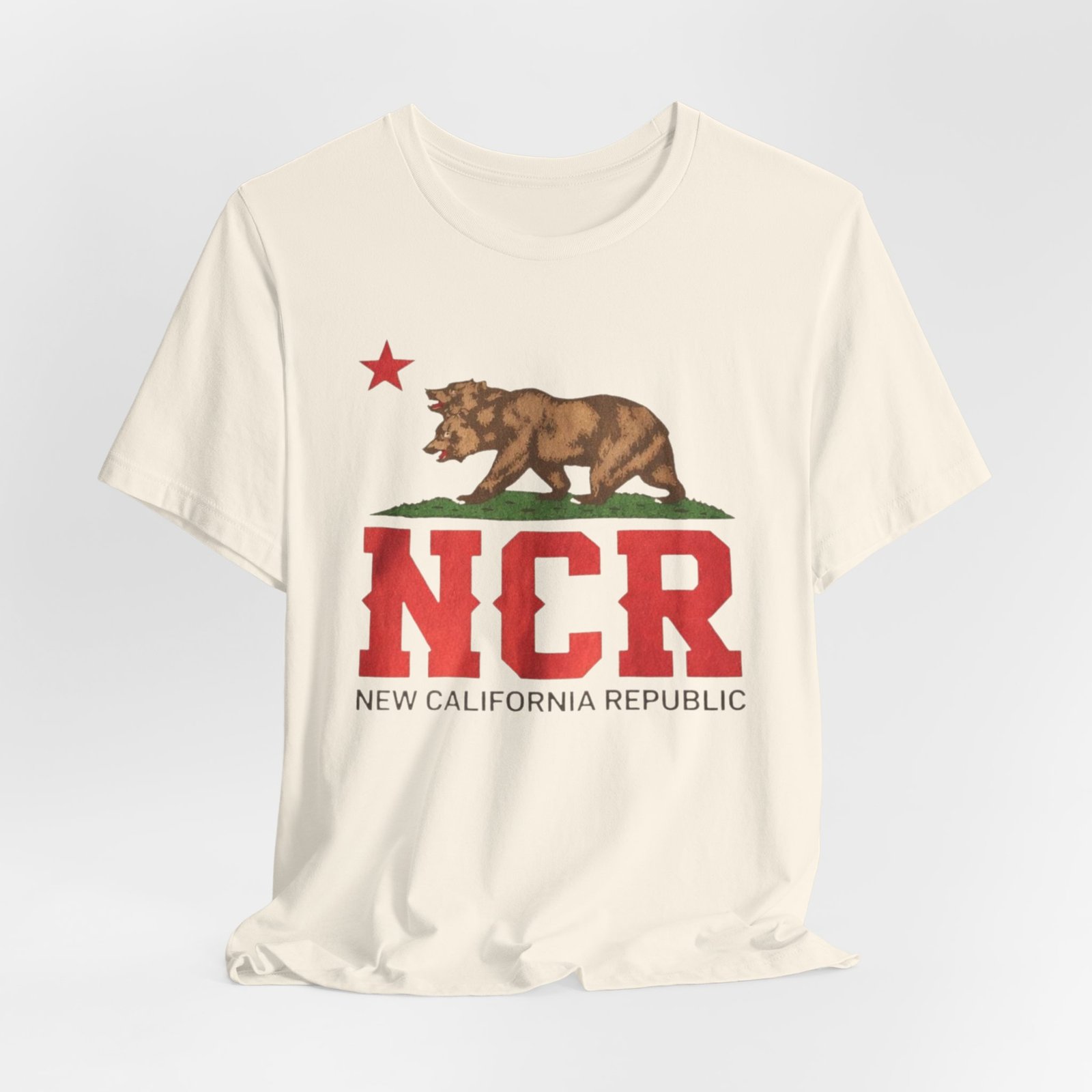 New California Republic Bear Tee — NCR Vintage State Flag T-Shirt - Image 24