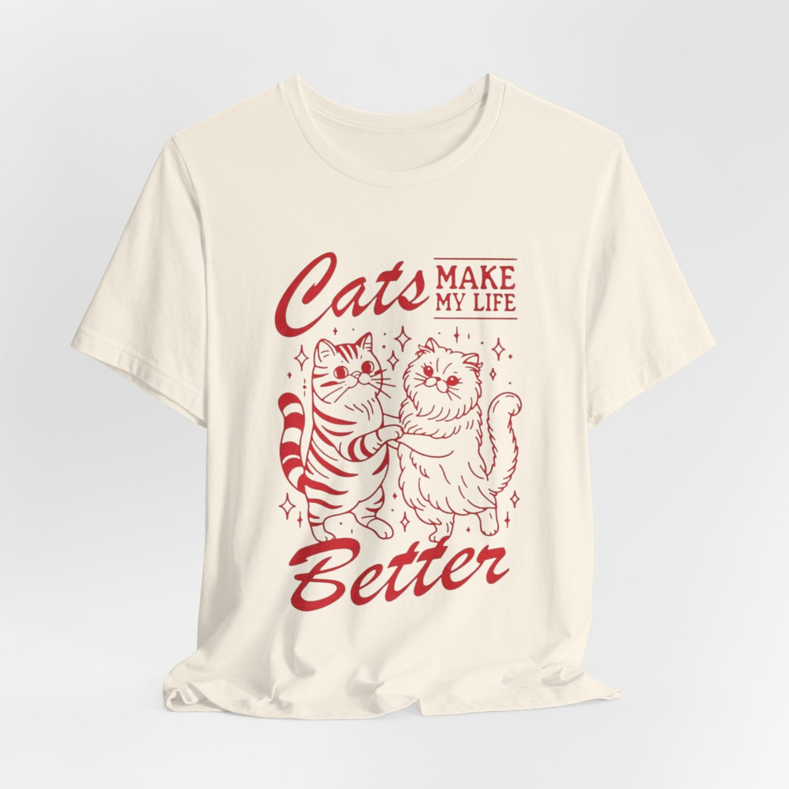 Cat Lovers Unisex Tee, Cute Cat Shirt, Pet Lover Gift, Funny Cat T-Shirt, Personalized Animal Apparel - Image 12