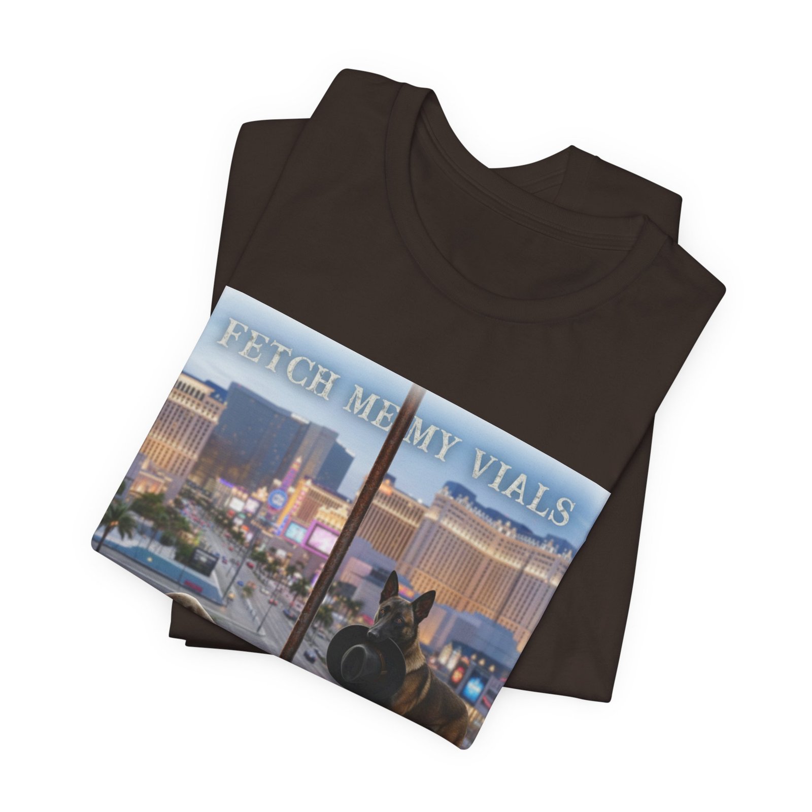 Fetch me my vials, Fallout Tee, Street Scene Graphic Tee — "Fetch Me My Vials" Retro Vegas Art Shirt - Image 8