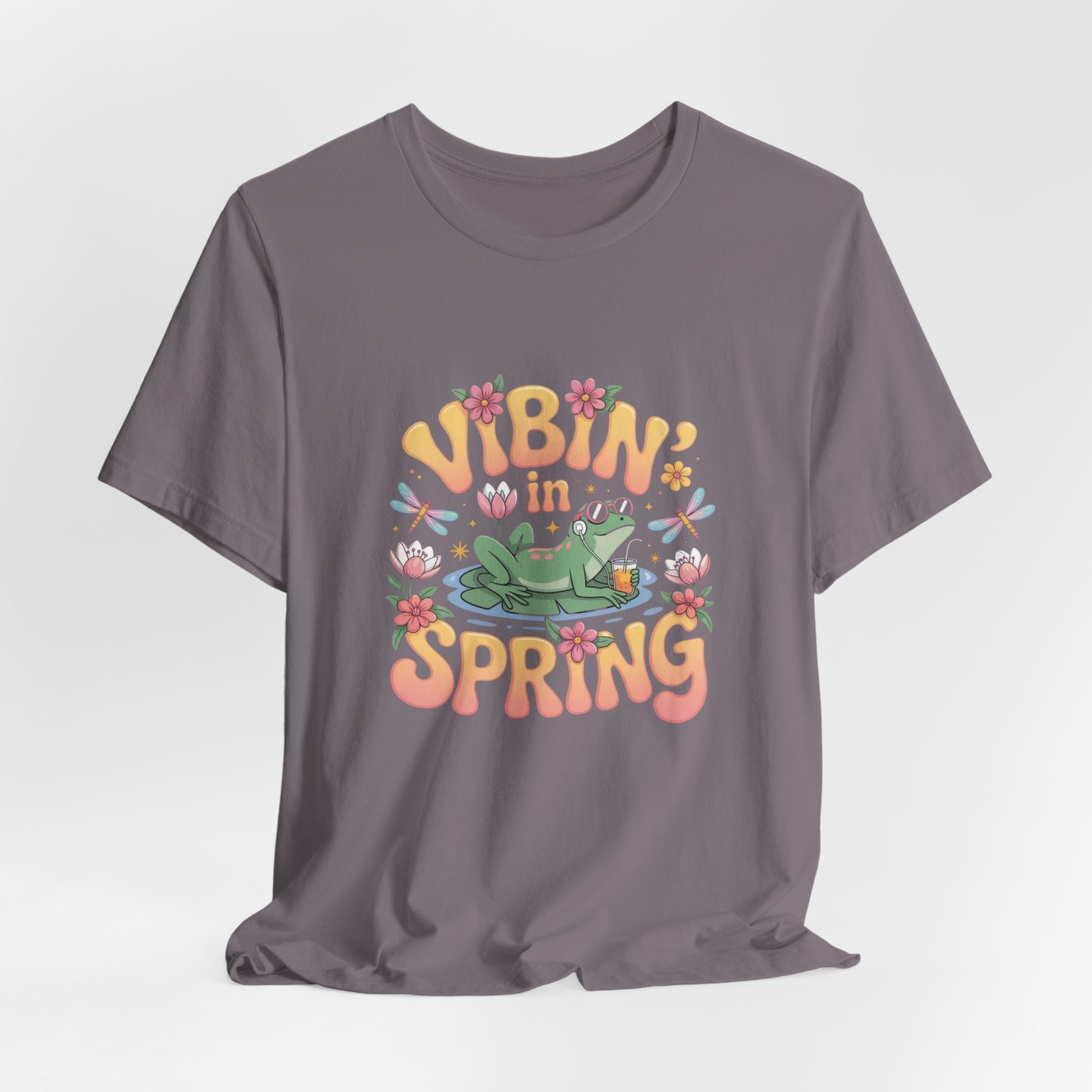 Spring Vibes Unisex Tee, Cottagecore Frog Shirt, Nature Lover T-Shirt, Botanical Garden Top, Greenery Apparel - Image 24