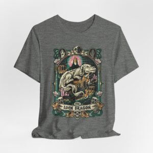 Luck Dragon T-Shirt — Vintage Fantasy Dragon Graphic Tee