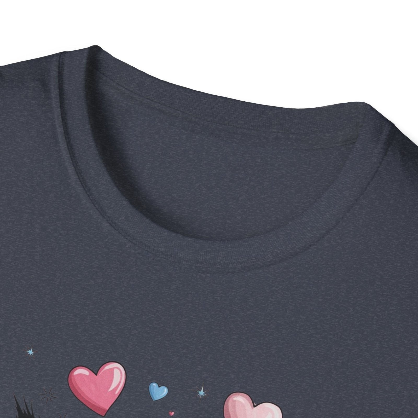 Cute Cat Love Unisex T-Shirt, Valentine's Day Tee, Cat Lover Gift, Animal Graphic Shirt - Image 27