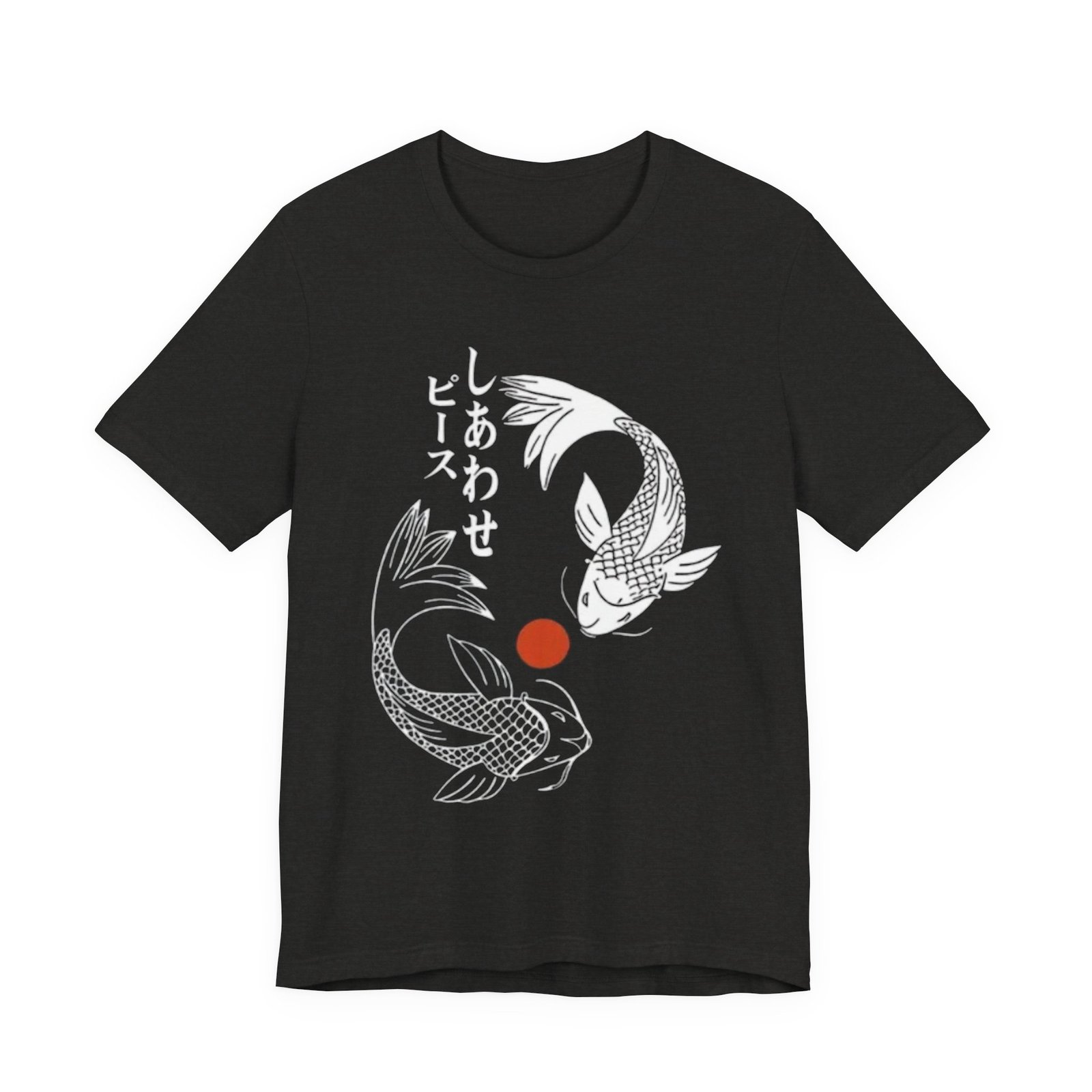 Japanese Koi Fish Short Sleeve Tee, Unisex T-Shirt, Zen Apparel, Gift for Her, Gift for Him, Casual Daily Wear - Image 5