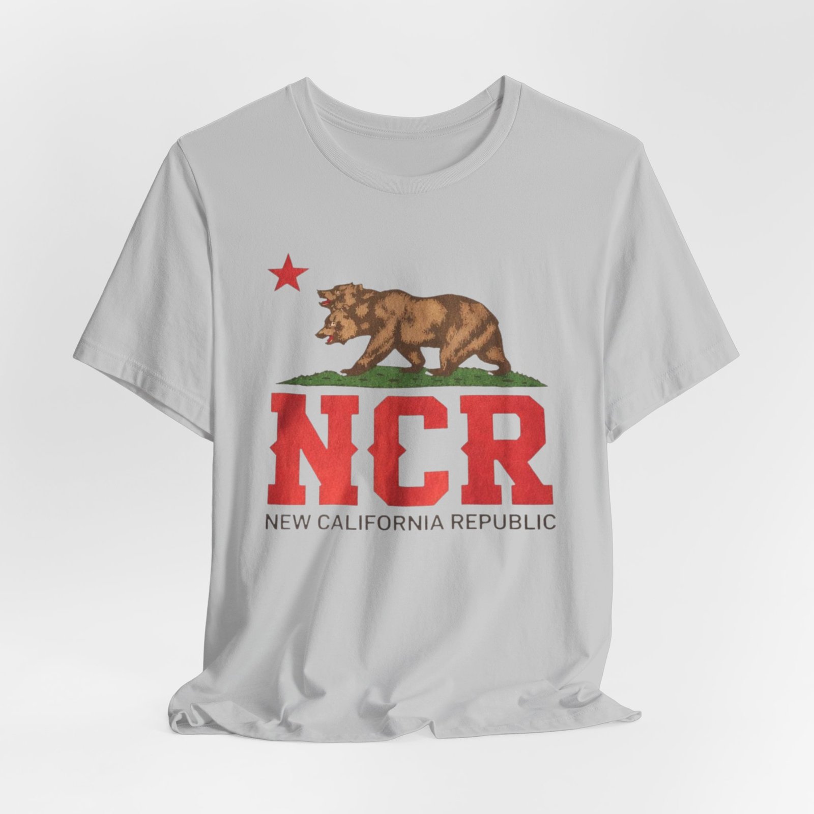 New California Republic Bear Tee — NCR Vintage State Flag T-Shirt - Image 9