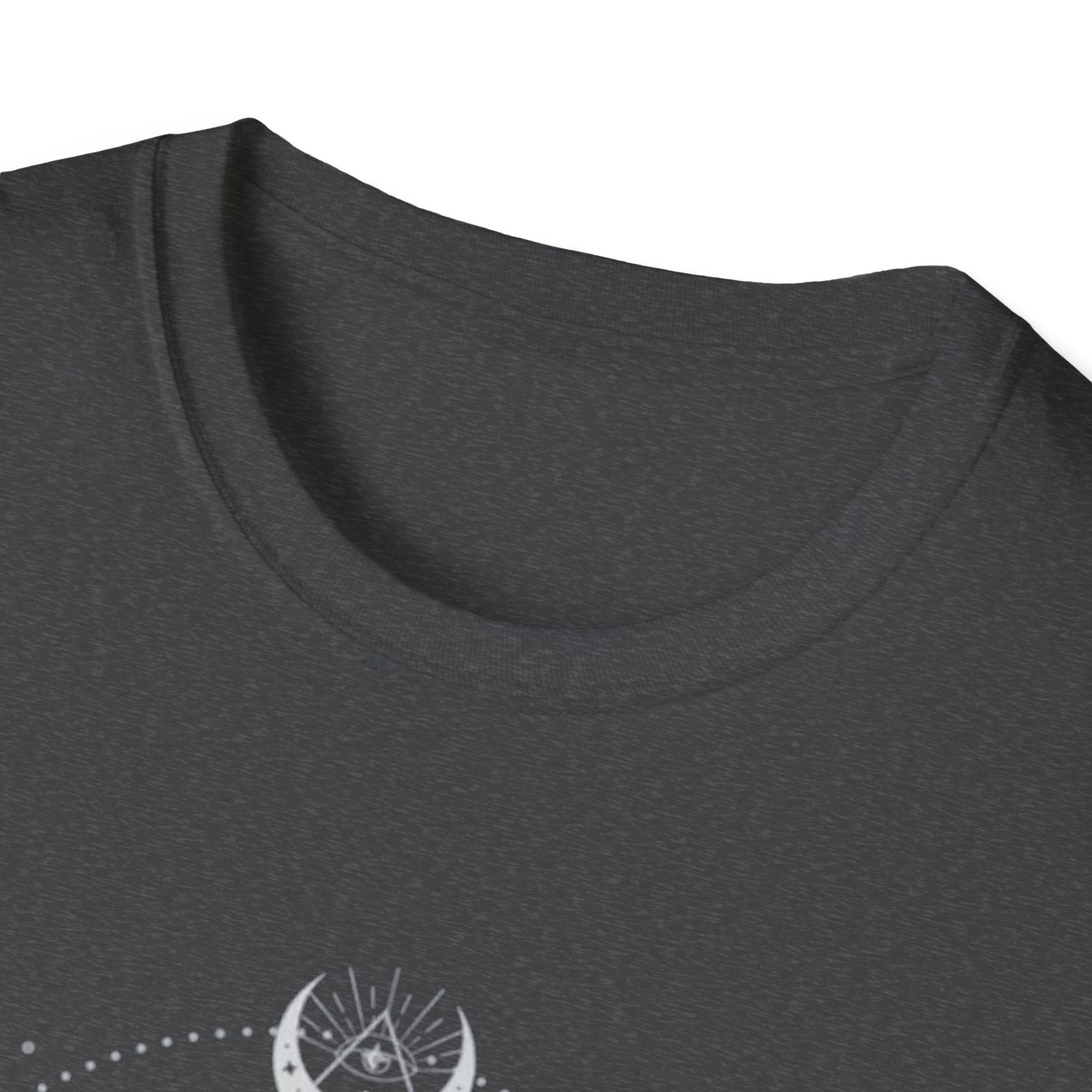 Lunar Moth Illustration T-Shirt | Crescent Moon, Phases, Geometric Mystic - Image 11
