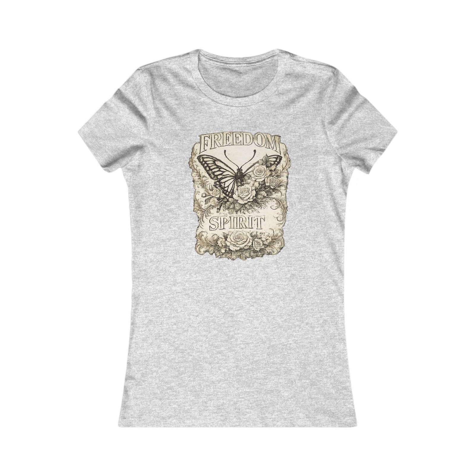 Freedom Spirit Butterfly Tee — Women's Vintage Butterfly Graphic T-Shirt - Image 7