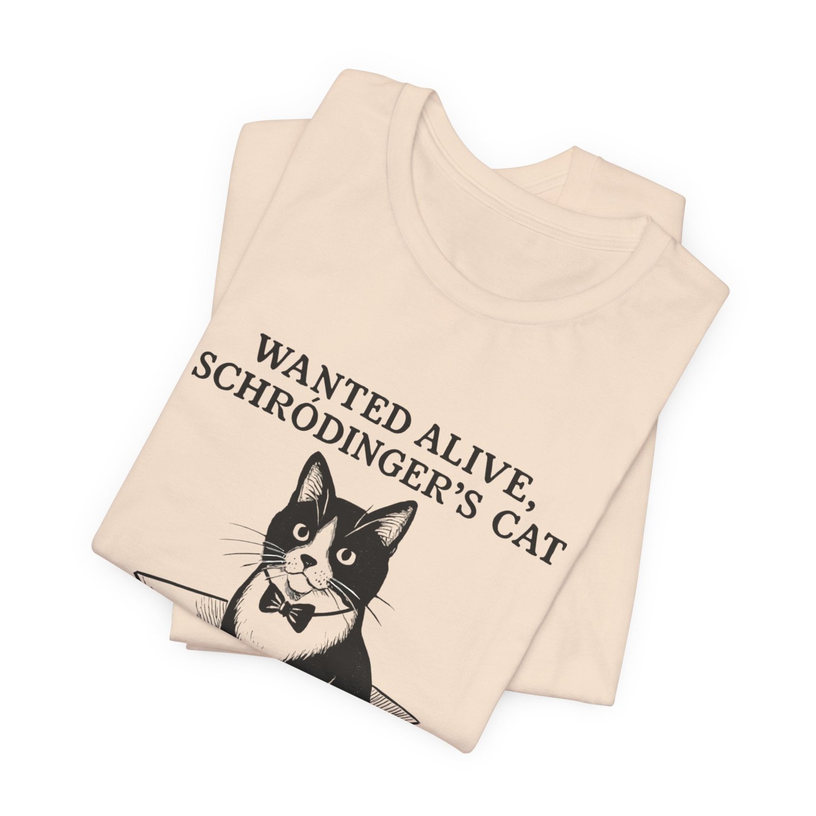 Schrödinger's Cat in Box T-Shirt | Funny Science Cat Tee - Image 15
