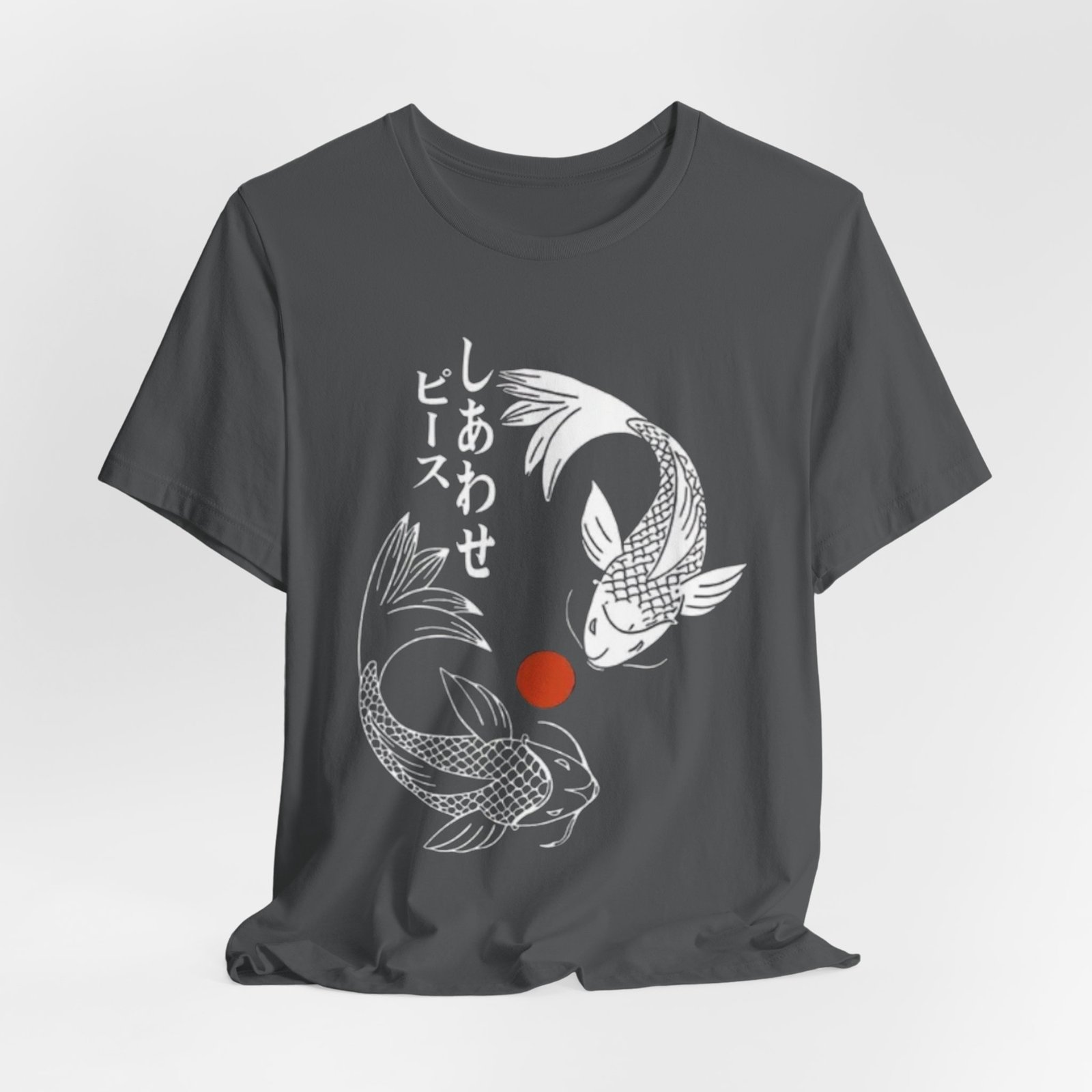 Japanese Koi Fish Short Sleeve Tee, Unisex T-Shirt, Zen Apparel, Gift for Her, Gift for Him, Casual Daily Wear - Image 16