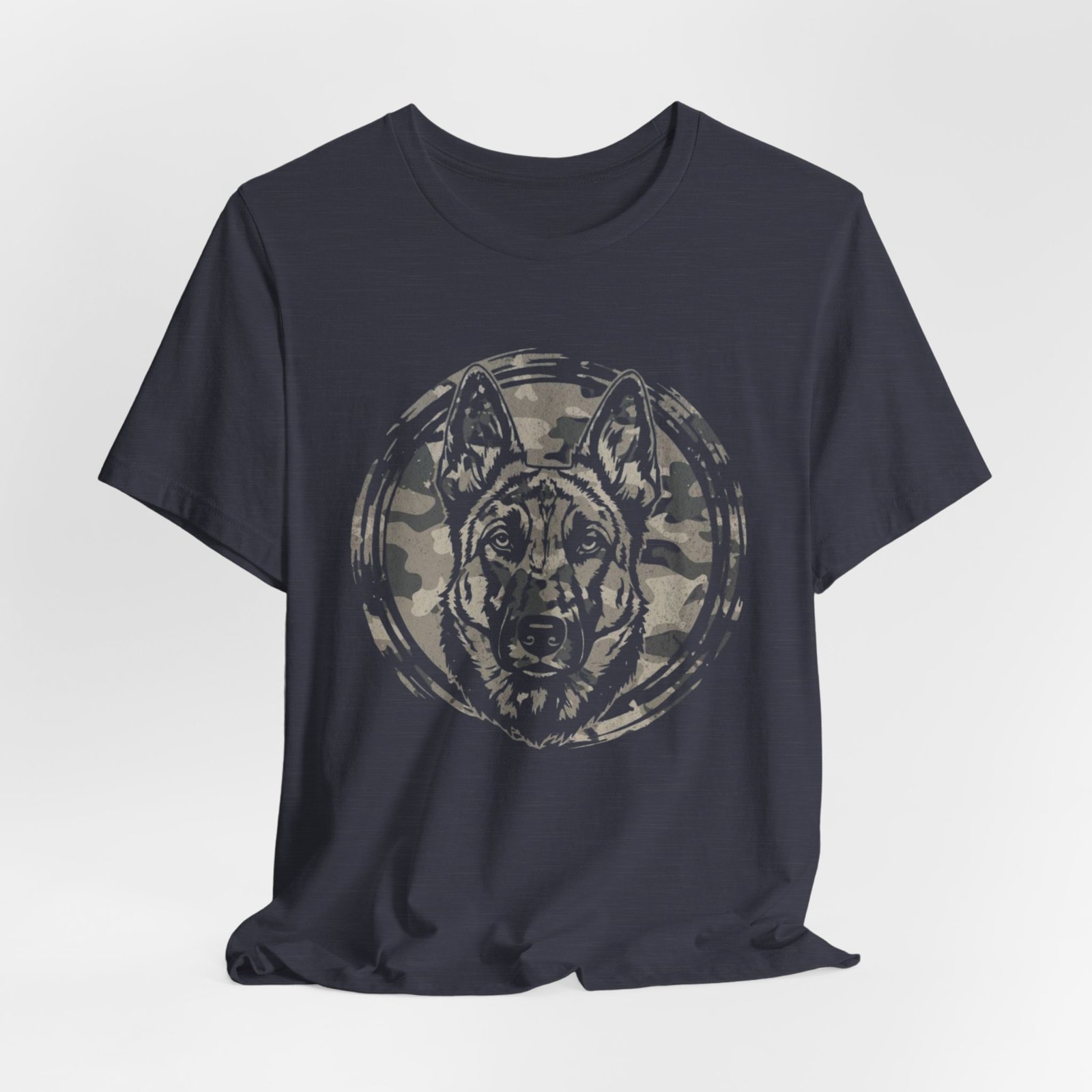 Belgian Malinios Graphic Tee – Camo Circle German Shepherd T‑Shirt - Image 24