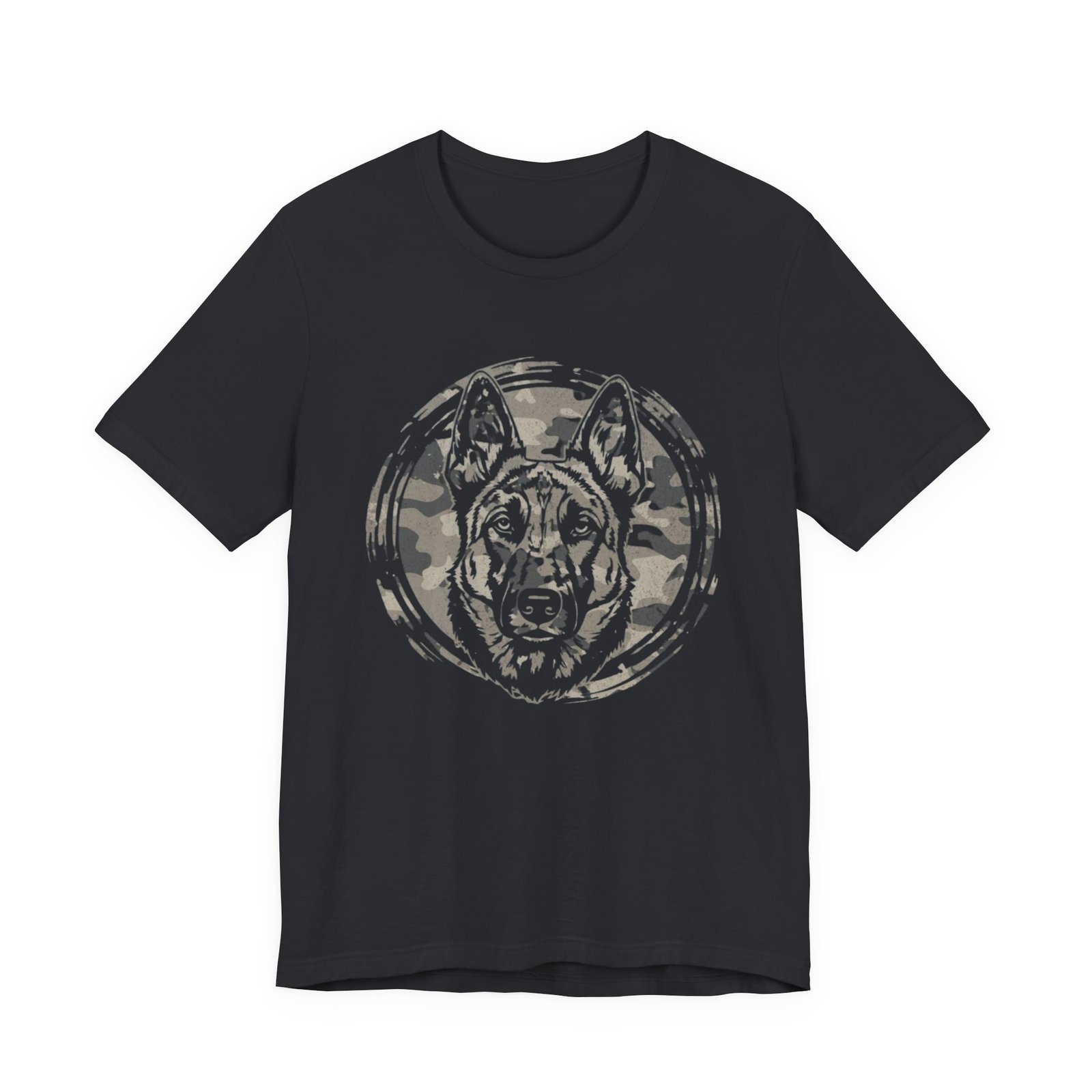 Belgian Malinios Graphic Tee – Camo Circle German Shepherd T‑Shirt - Image 17