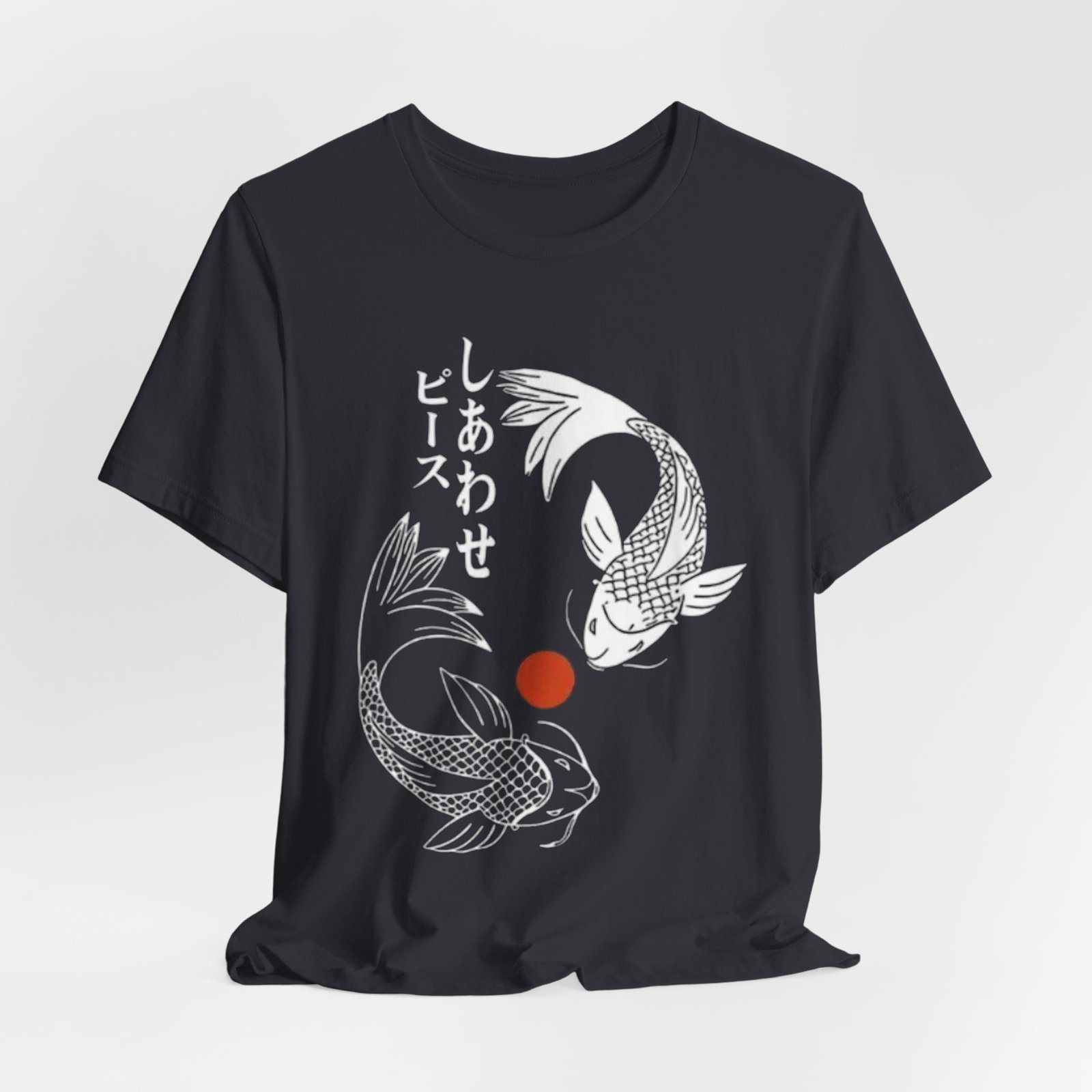 Japanese Koi Fish Short Sleeve Tee, Unisex T-Shirt, Zen Apparel, Gift for Her, Gift for Him, Casual Daily Wear - Image 12