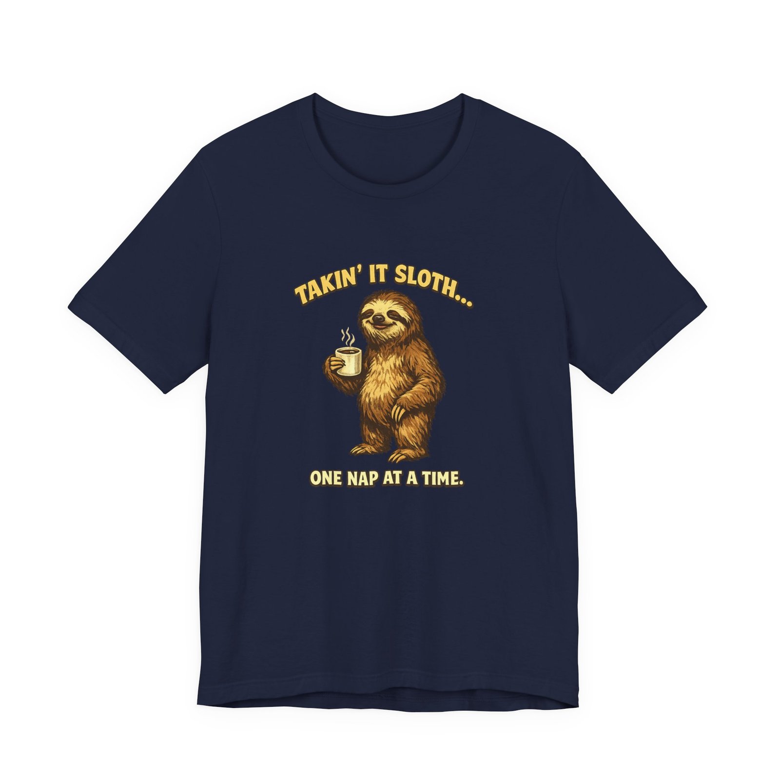 Taking It Sloth One Nap at a Time T-Shirt | Funny Sloth Tee - Image 29
