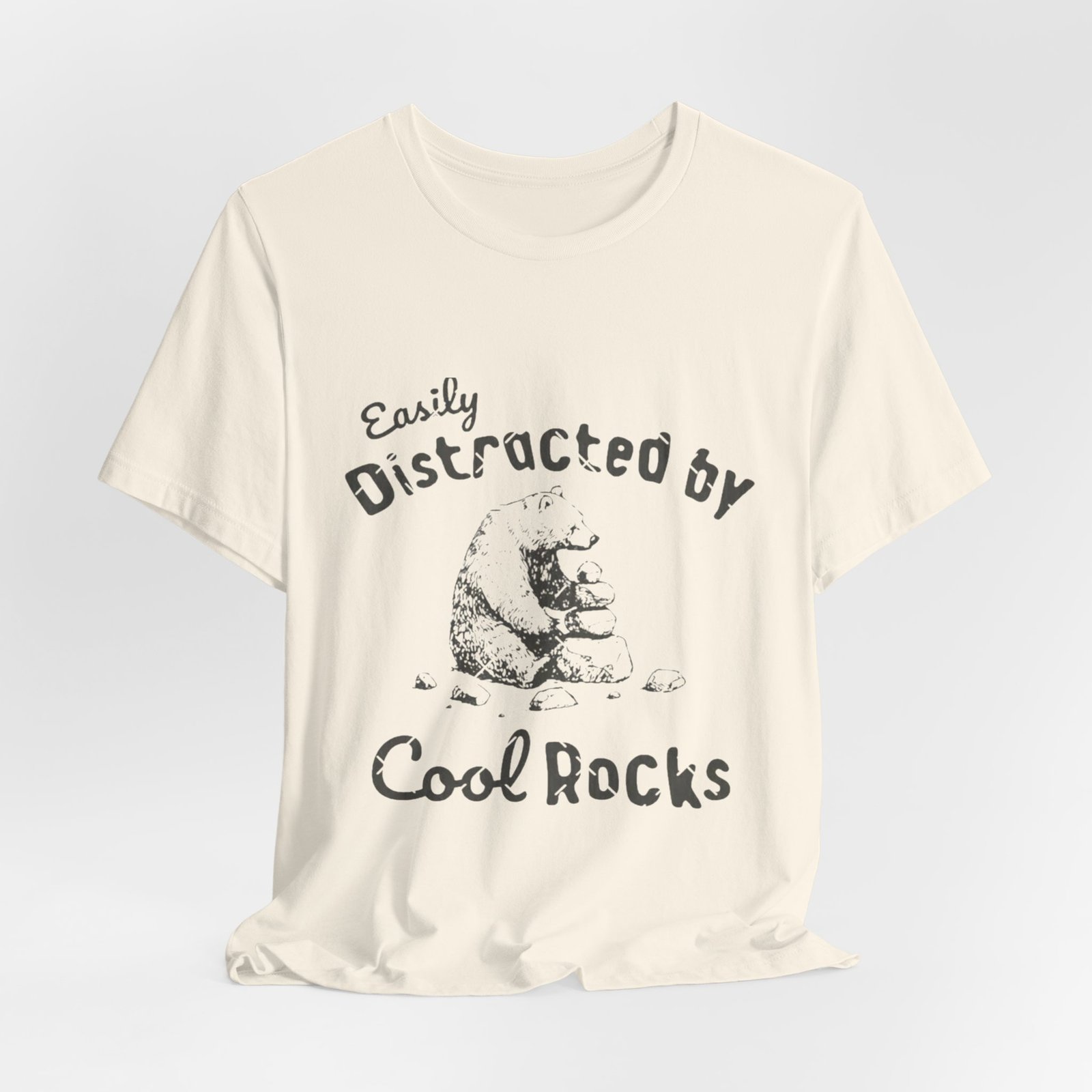 Easily Distracted by Cool Rocks Tee, Fun Unisex T-Shirt, Nature Lover Shirt, Gift for Geology Enthusiasts, Cute Casual Wear - Image 12