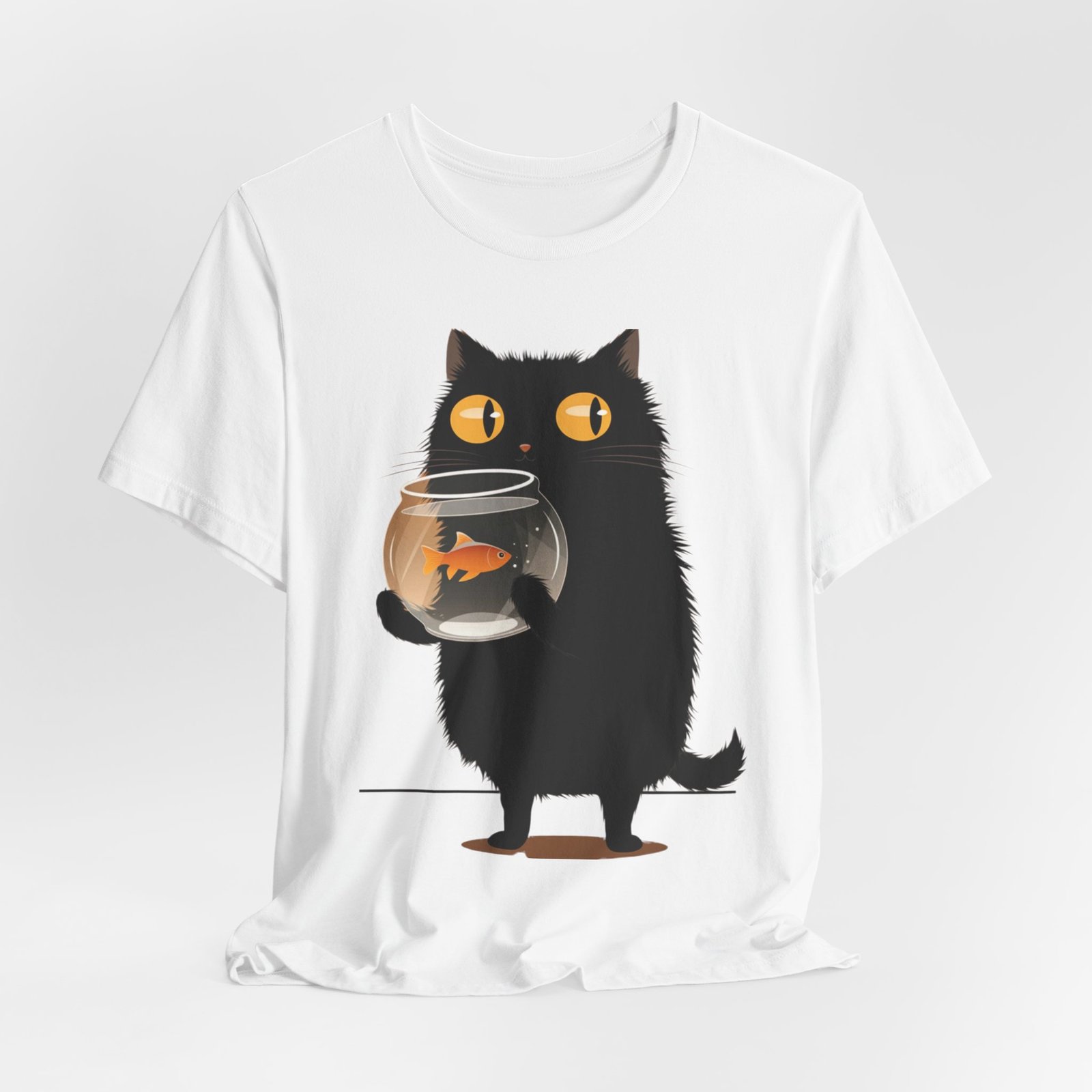 Cute Cat Graphic Tee, Unique Cat Lover Shirt, Animal Lover Gift, Fun Gift for Pet Owners, Casual Everyday Wear - Image 8