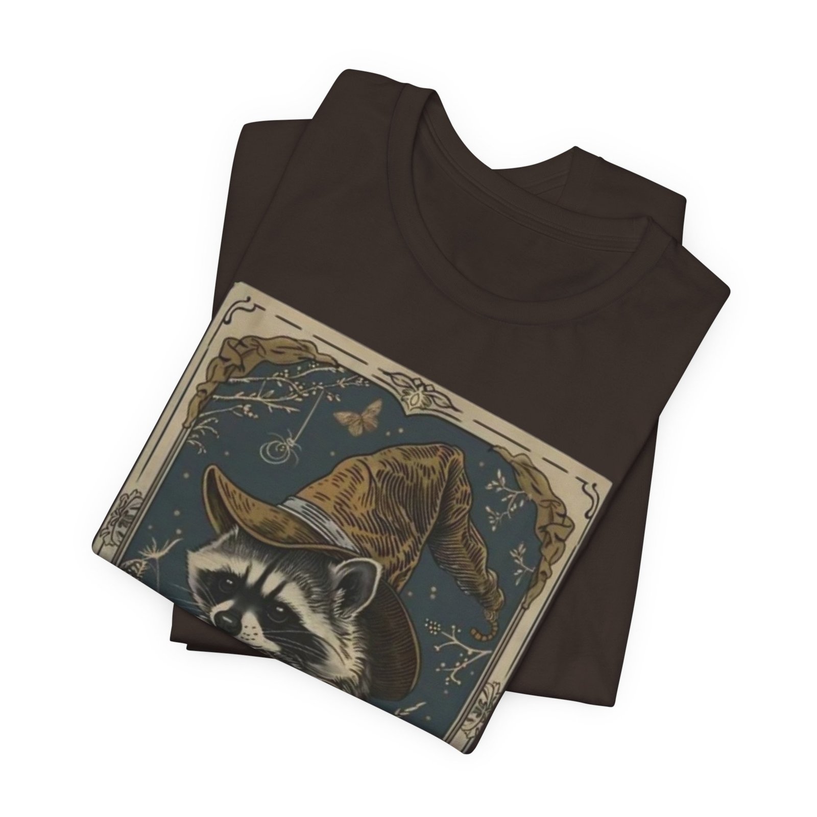 Magician Raccoon Illustration T-Shirt | Tarot Style Mystic Animal Tee - Image 7