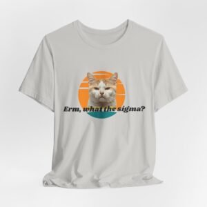 Grumpy Cat Sunset Graphic Tee | "Erm, what the sigma?" Text