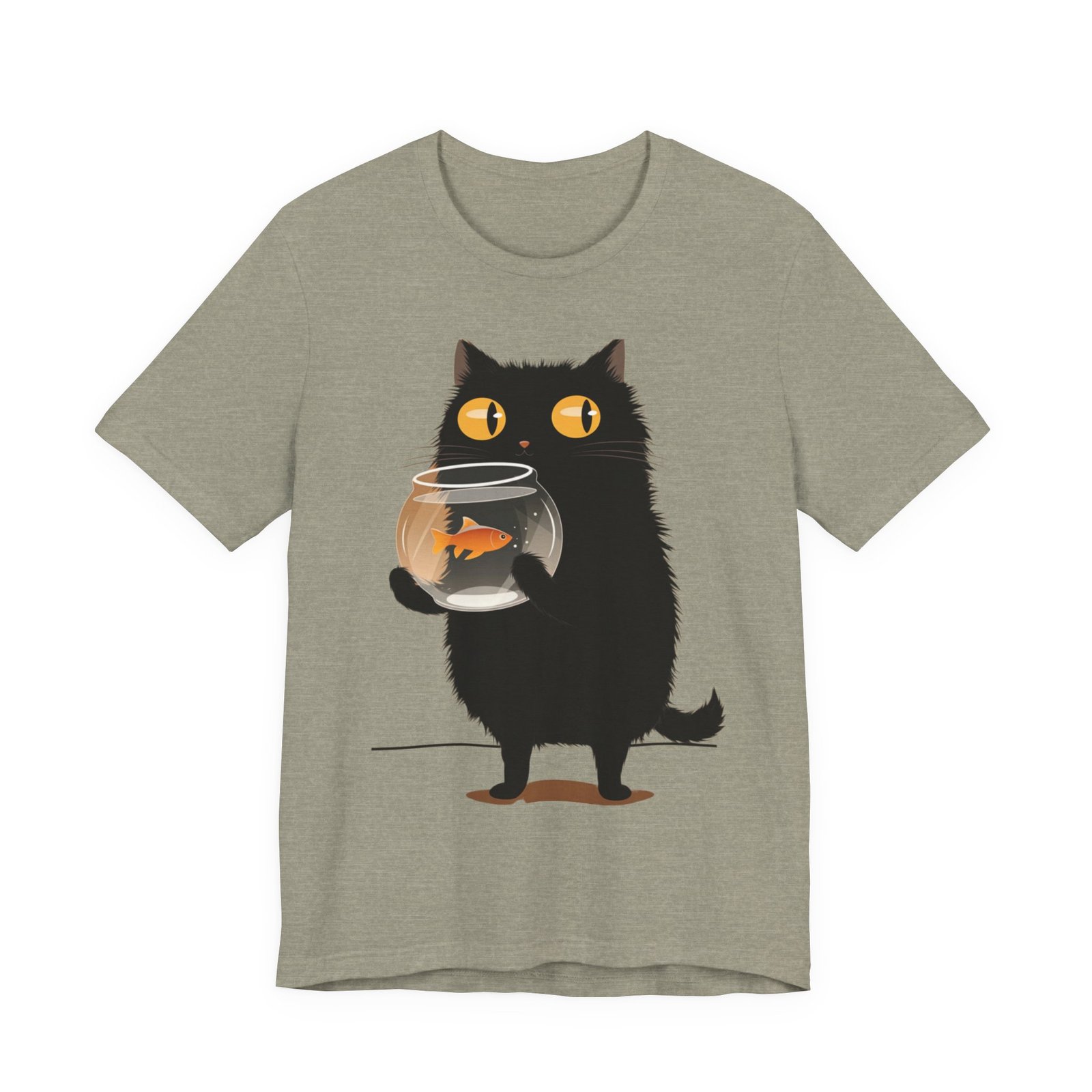 Cute Cat Graphic Tee, Unique Cat Lover Shirt, Animal Lover Gift, Fun Gift for Pet Owners, Casual Everyday Wear - Image 13