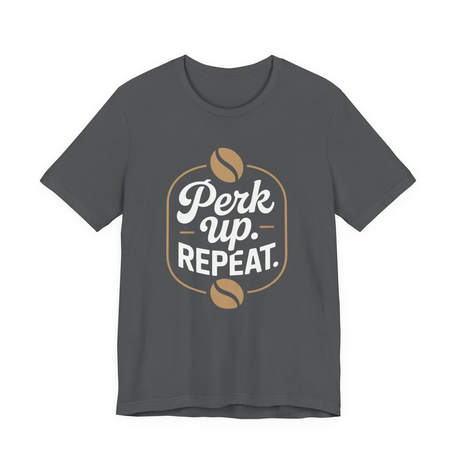 Coffee Lover's Unisex Tee, Perk Up Repeat Shirt, Gift for Barista, Casual Coffee T-Shirt, Perfect for Birthdays, Coffee Events, Weekend Wear - Image 9