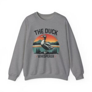 Funny 'The Duck Whisperer' Sweatshirt, Humorous Sweatshirt, Quirky Crewneck, Duck Lover Gift, Novelty Jumper, Unique Pullover, Comical