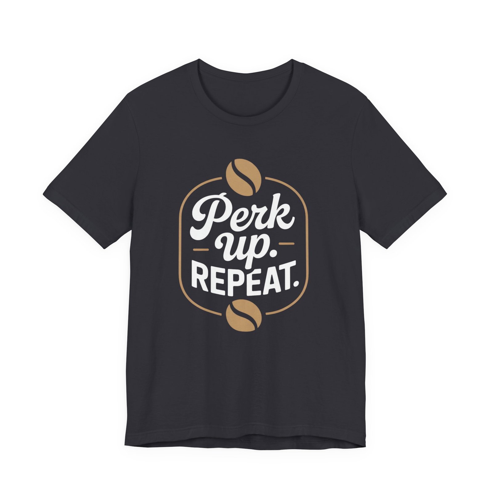 Coffee Lover's Unisex Tee, Perk Up Repeat Shirt, Gift for Barista, Casual Coffee T-Shirt, Perfect for Birthdays, Coffee Events, Weekend Wear - Image 5