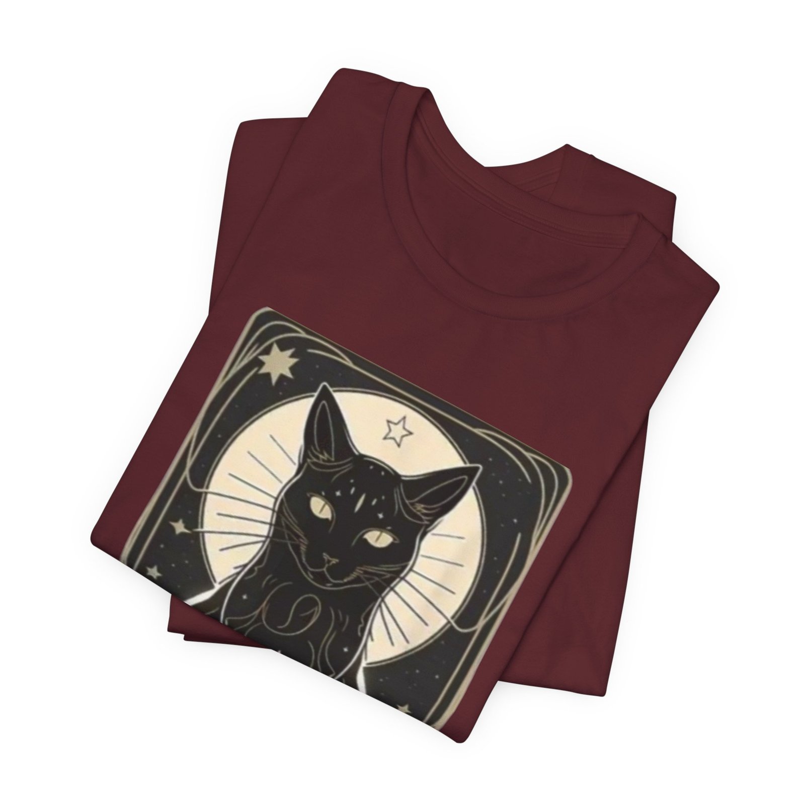 Tarot Black Cat The Star T-Shirt | Mystical Occult Illustration - Image 27