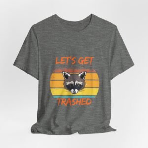 Retro Raccoon Graphic Tee, Unisex T-Shirt, Funny Animal Humor Shirt, Perfect for Parties, Gifts for Friends, Casual Wear, Summer Vibes