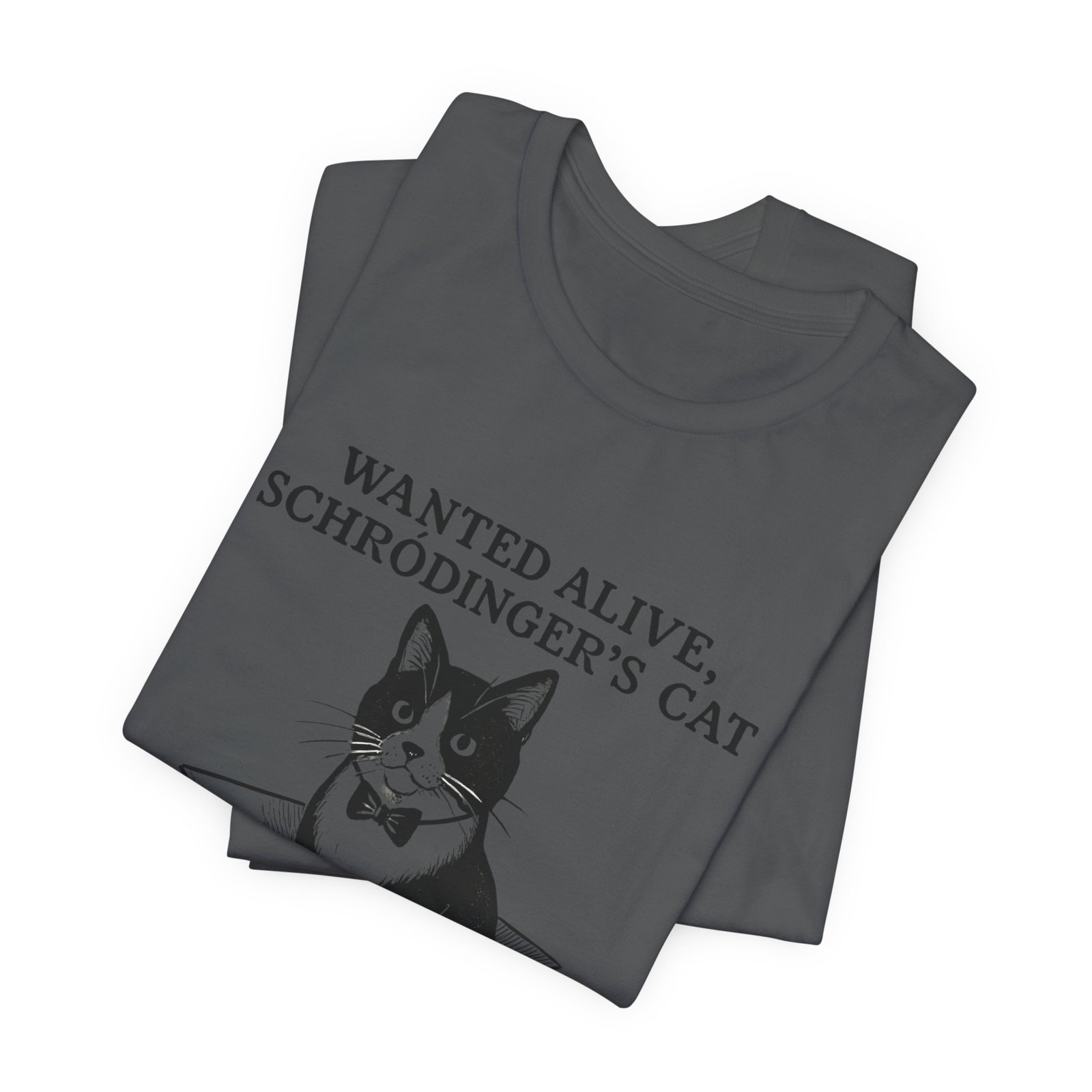 Schrödinger's Cat in Box T-Shirt | Funny Science Cat Tee - Image 27