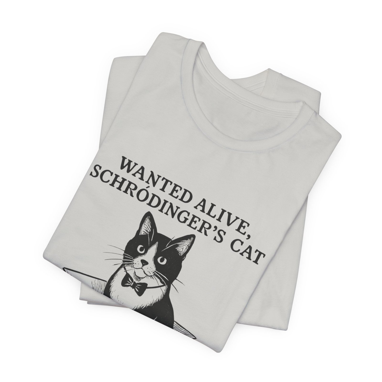 Schrödinger's Cat in Box T-Shirt | Funny Science Cat Tee - Image 19