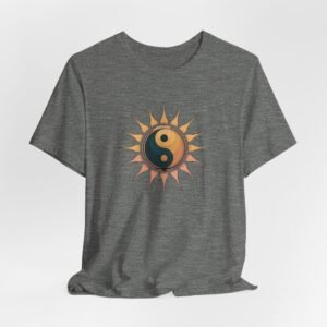Sun and Moon Yin Yang Tee, Spiritual T-Shirt, Bohemian Style Shirt, Gift for Her, Summer Fashion