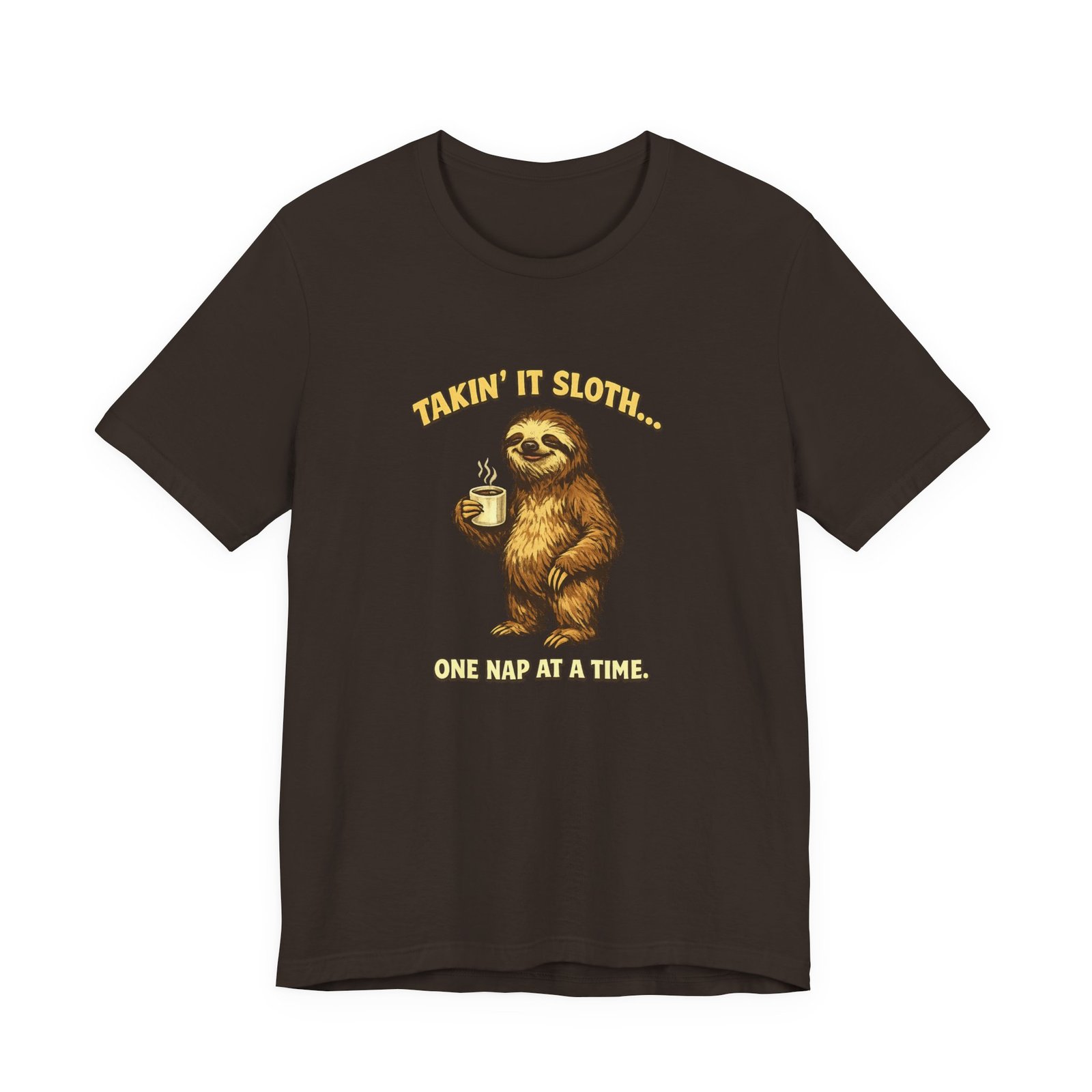 Taking It Sloth One Nap at a Time T-Shirt | Funny Sloth Tee - Image 13
