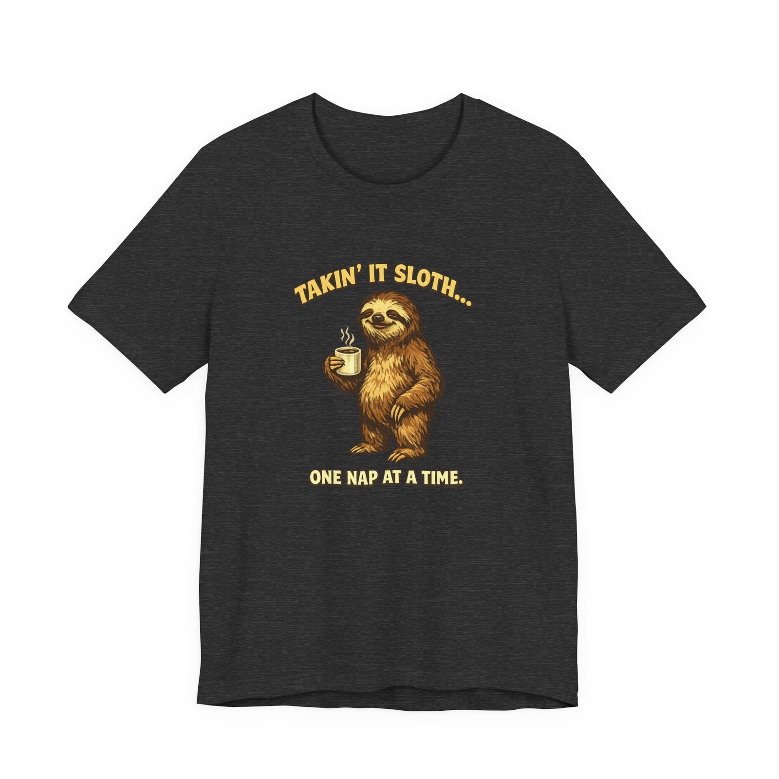 Taking It Sloth One Nap at a Time T-Shirt | Funny Sloth Tee - Image 25