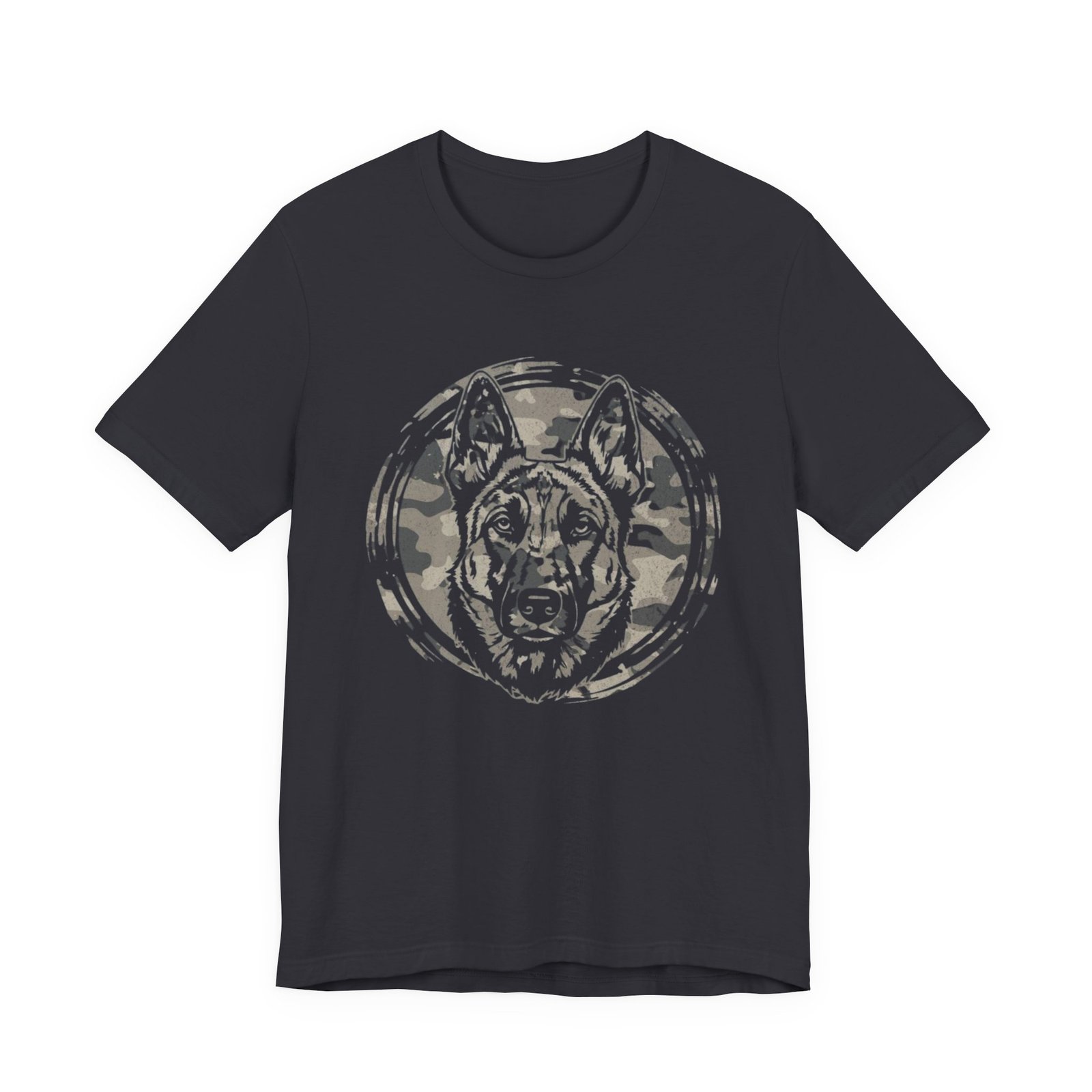 Belgian Malinios Graphic Tee – Camo Circle German Shepherd T‑Shirt - Image 13