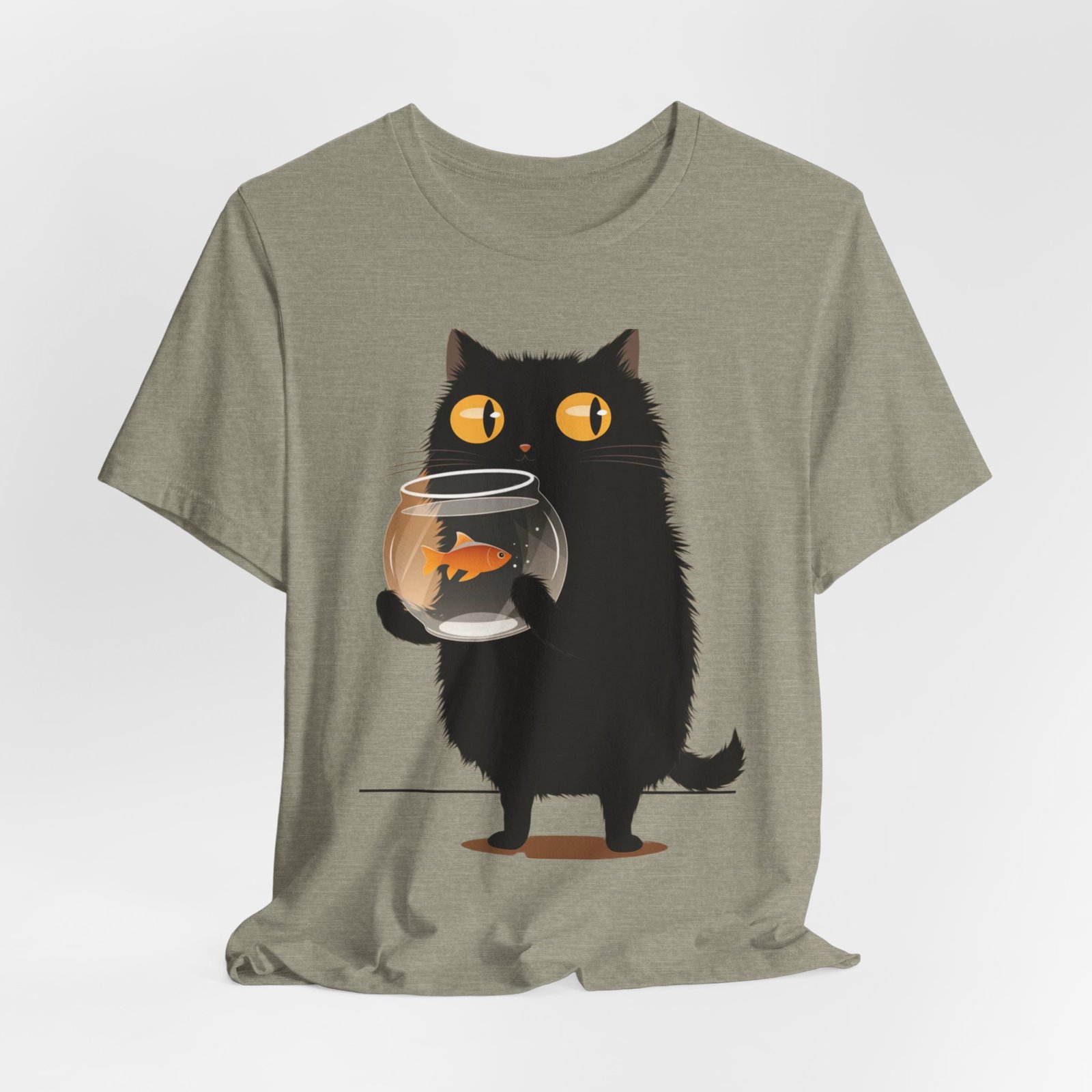 Cute Cat Graphic Tee, Unique Cat Lover Shirt, Animal Lover Gift, Fun Gift for Pet Owners, Casual Everyday Wear - Image 16