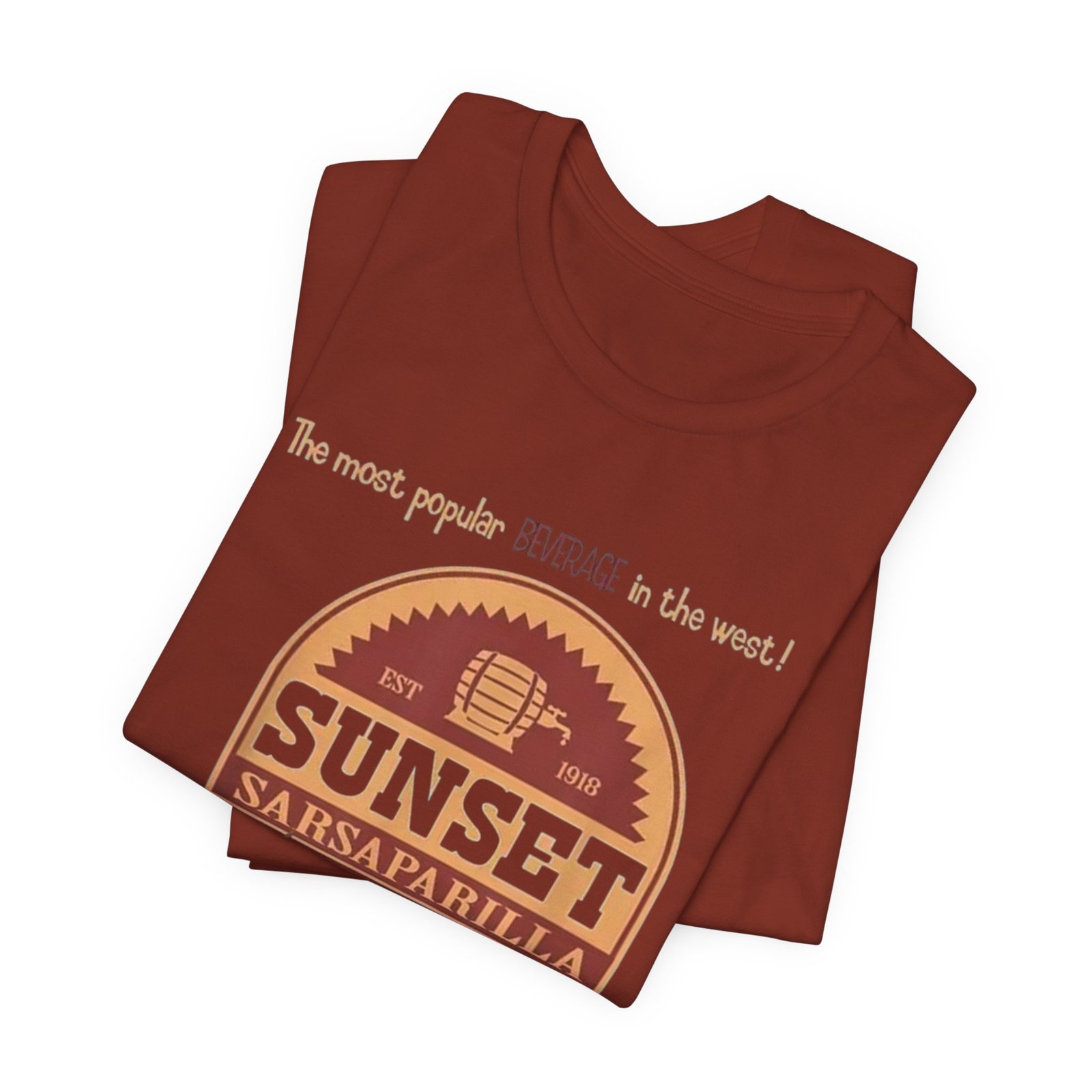 Sunset Sarsaparilla Tee — Retro Fallout Soda Logo T-shirt, Fallout Tee - Image 7