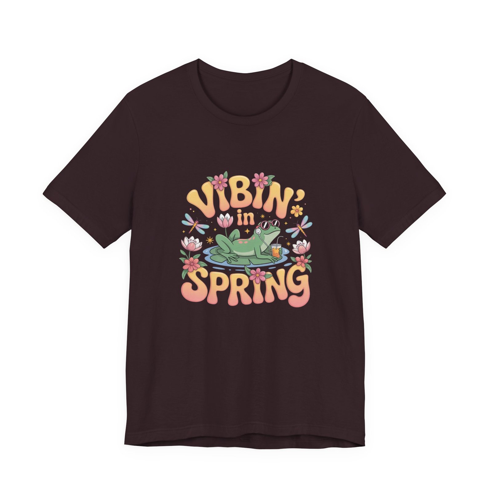 Spring Vibes Unisex Tee, Cottagecore Frog Shirt, Nature Lover T-Shirt, Botanical Garden Top, Greenery Apparel - Image 25